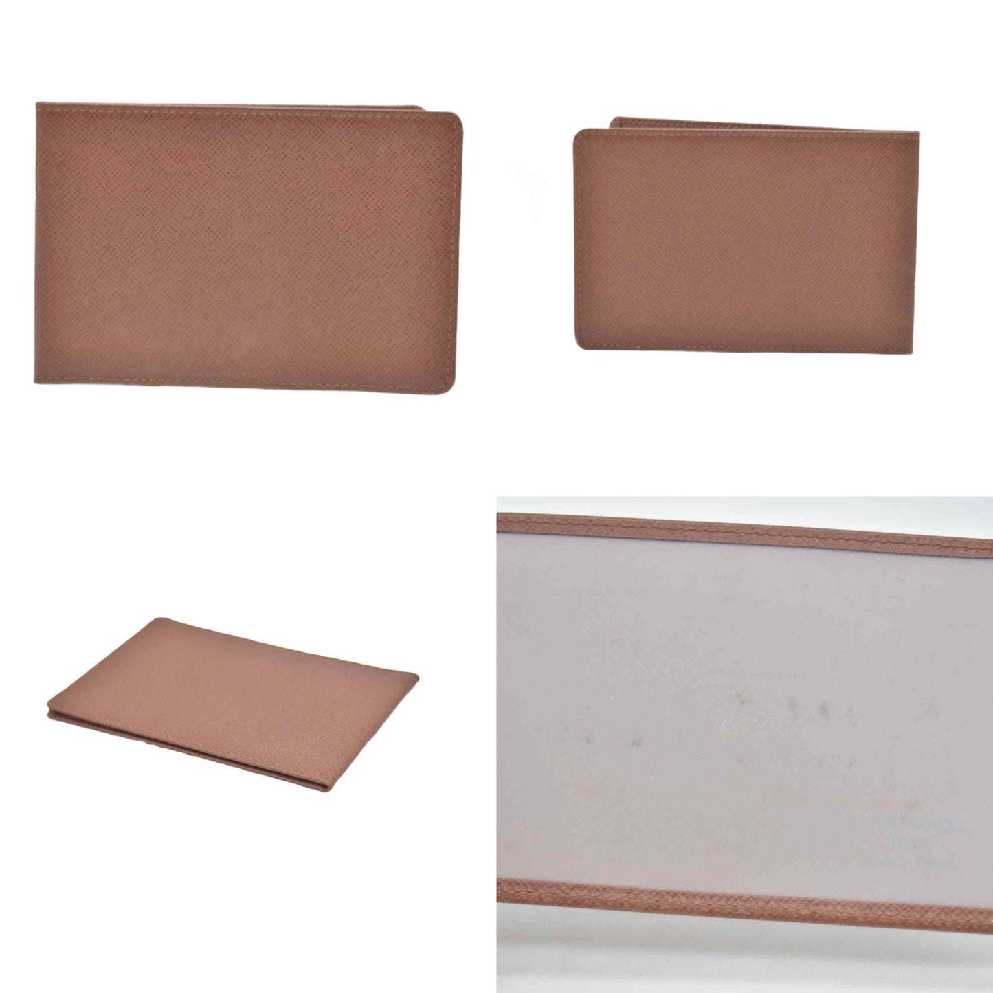 $265 LOUIS VUITTON Taiga Card Holder CONSIGNMENT SP0031