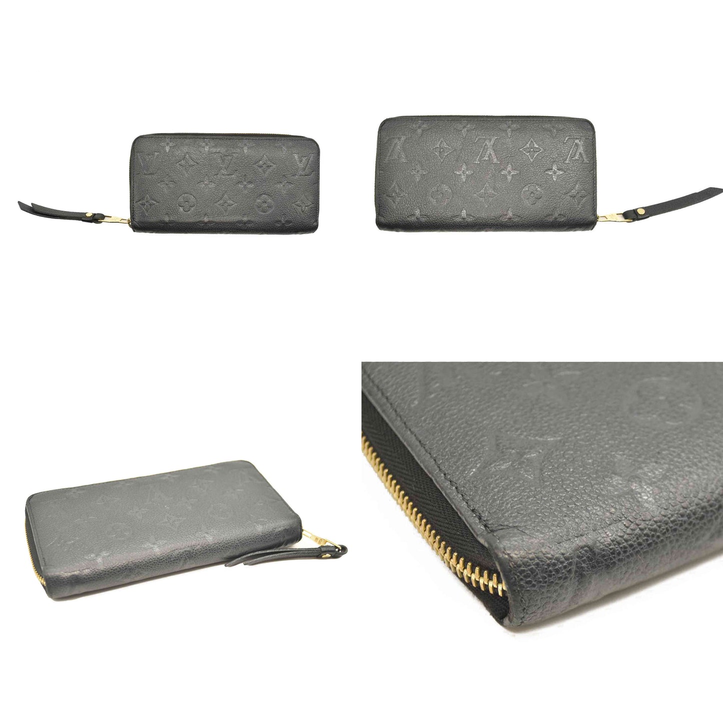 Louis Vuitton  Empreinte Zippy Wallet Black
