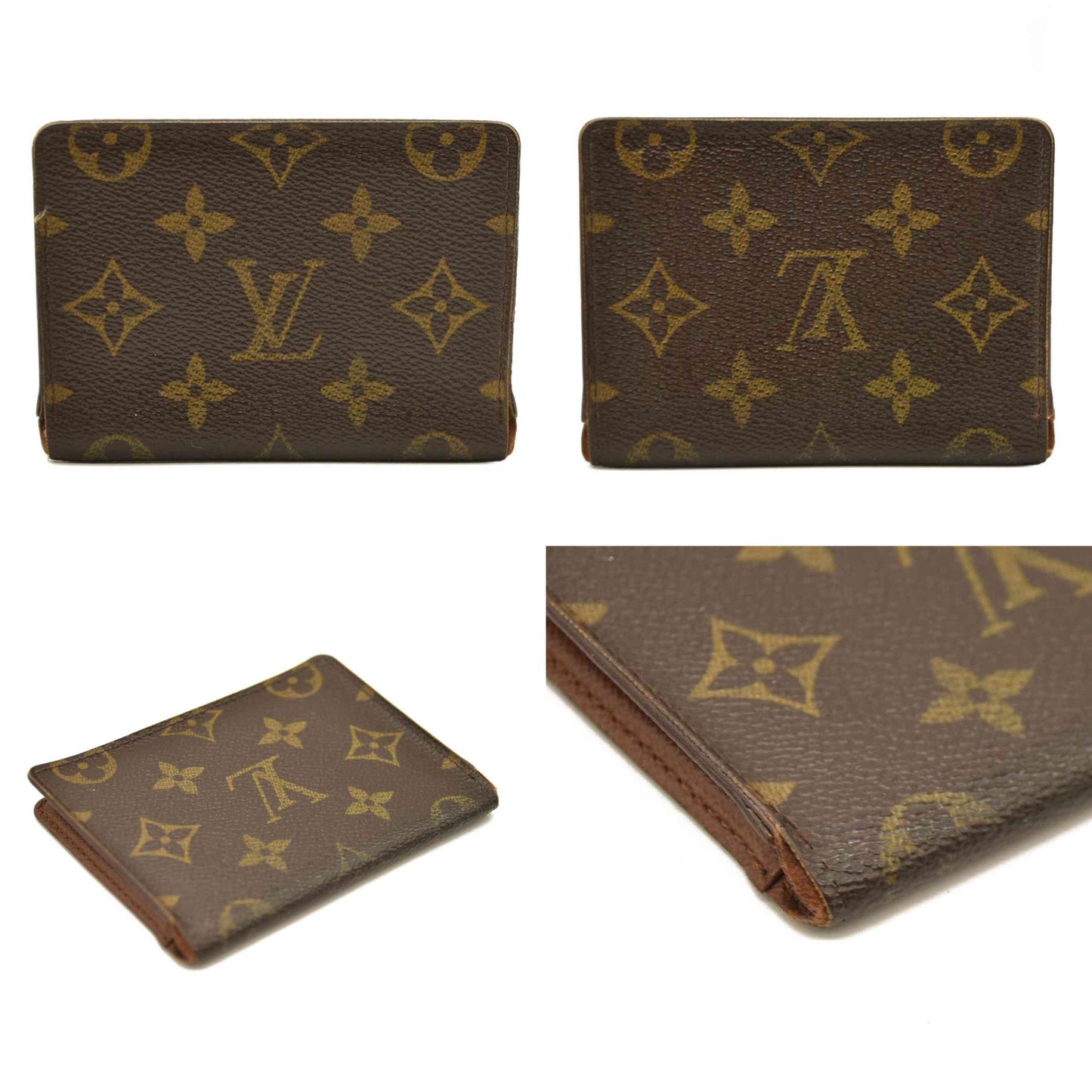 Louis Vuitton  Monogram Porte 2 Cartes Vertical Card Holder CA1004