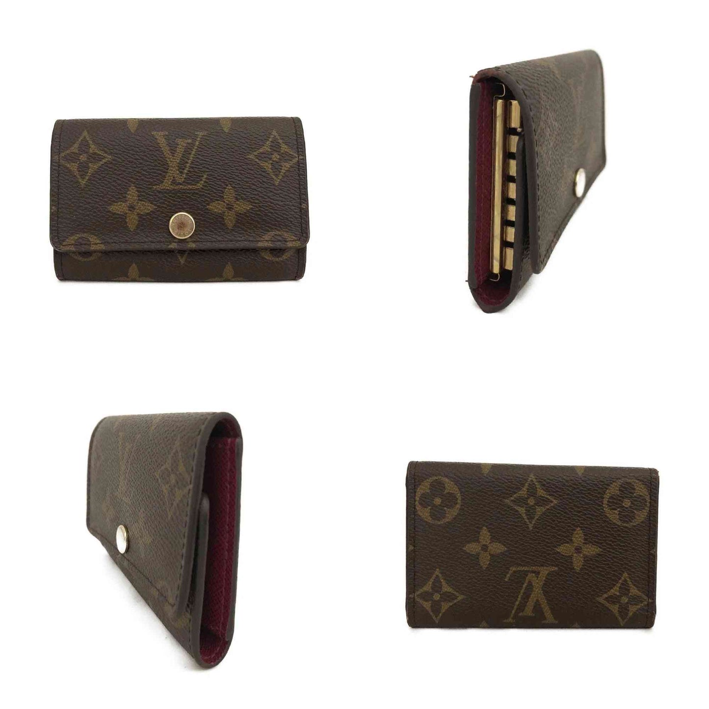 Louis Vuitton Monogram Multicles 6 Ring Key Case Brown/2CA1052