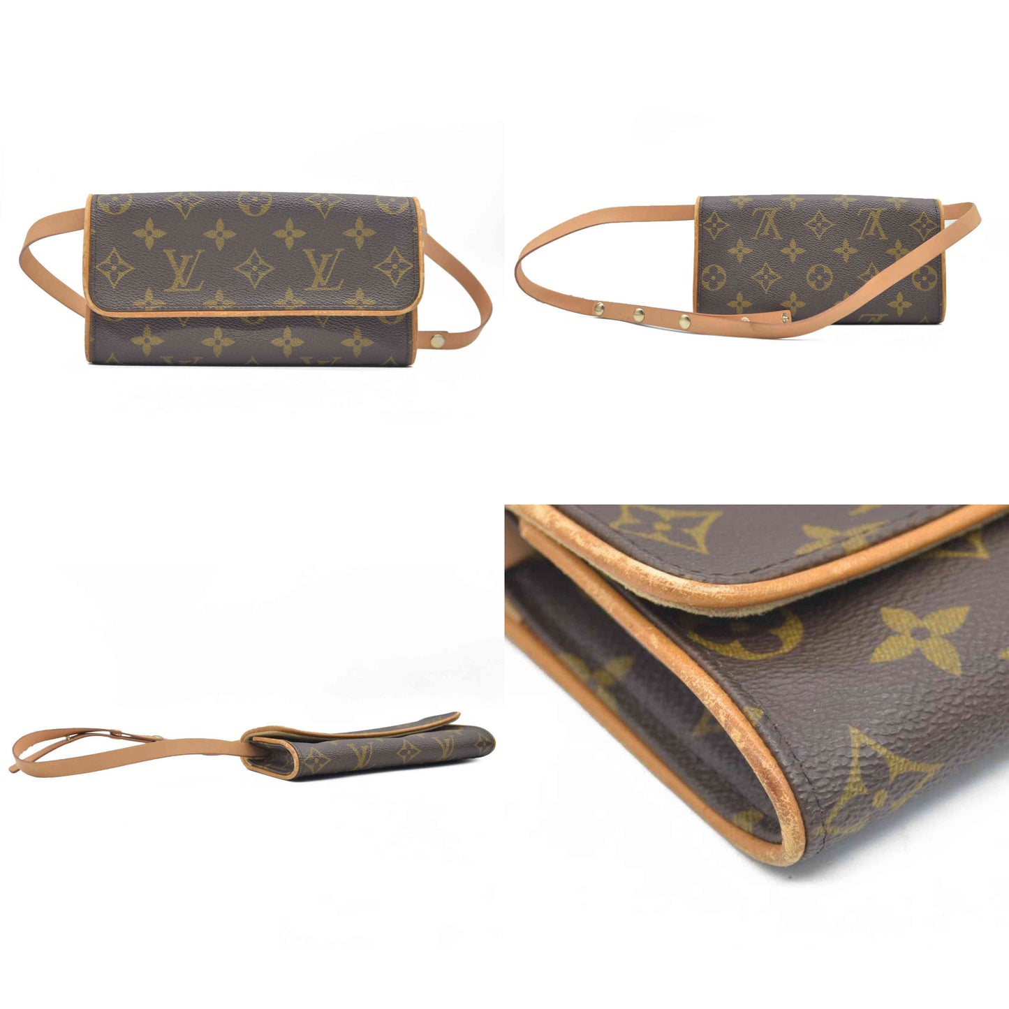 $1105 Louis Vuitton LV Monogram Twin CONSIGNMENT CA0060