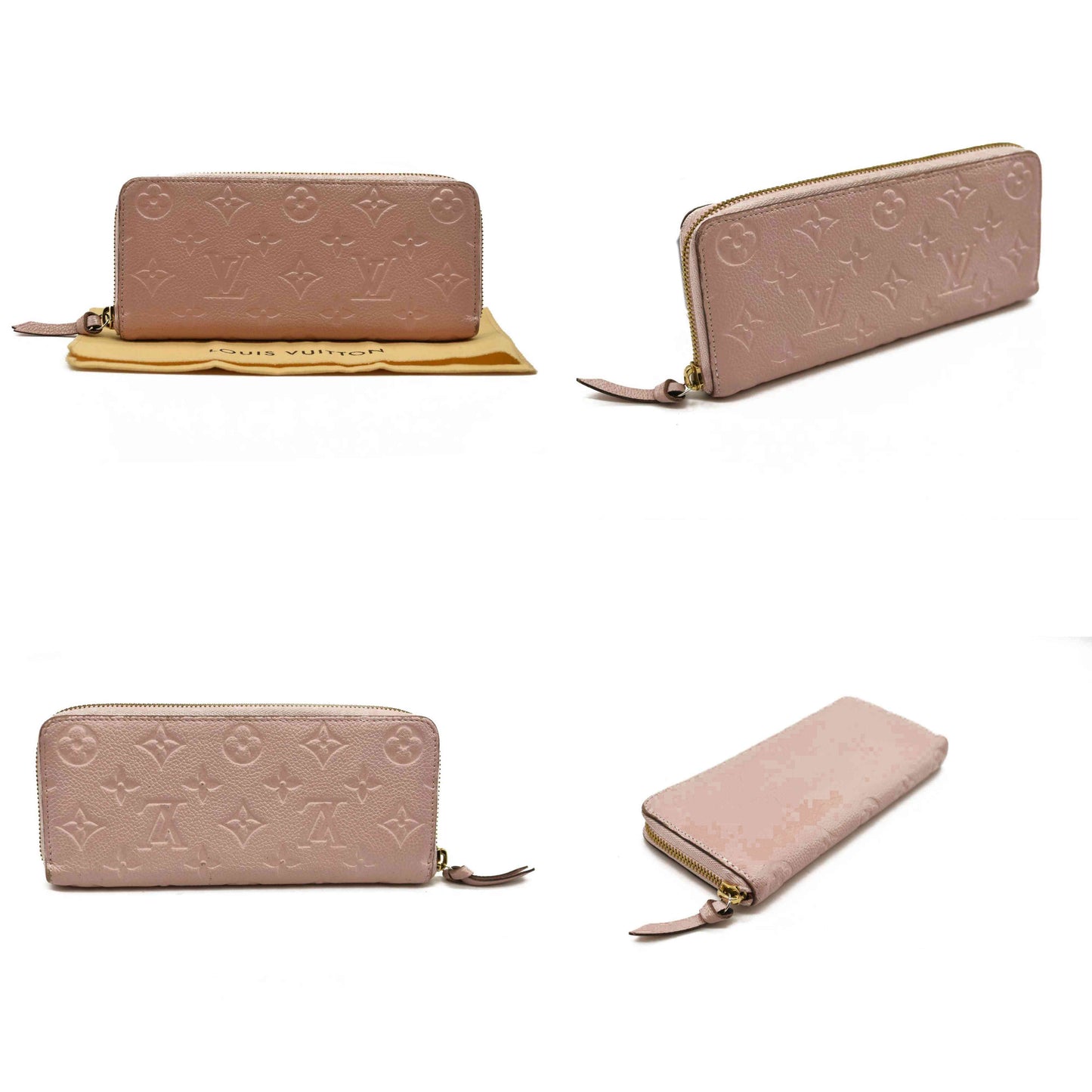 Louis Vuitton  Empreinte Clemence Wallet Rose Ballerine TN2135