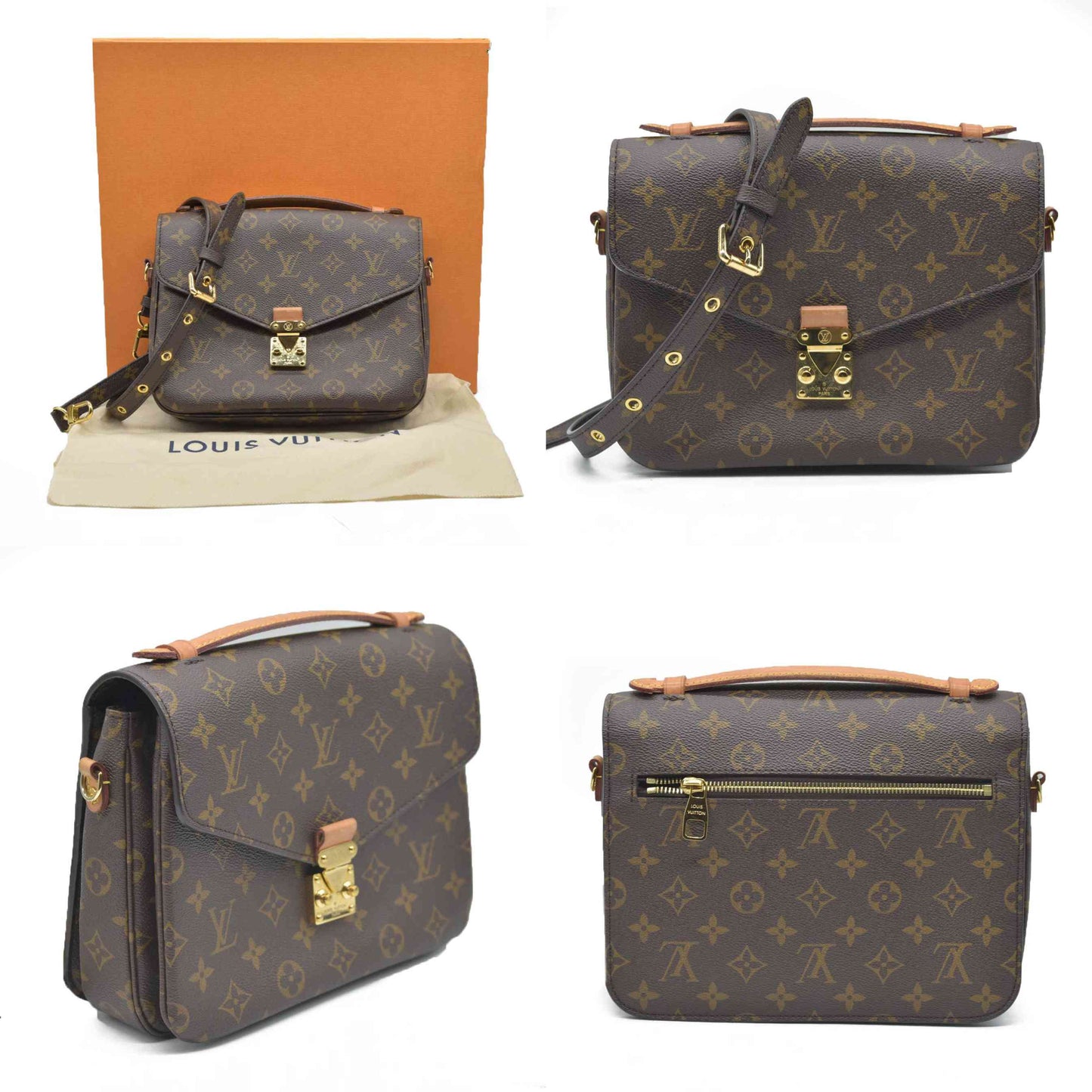 $2760 Louis Vuitton LV Monogram Pochette Métis RFID 2021