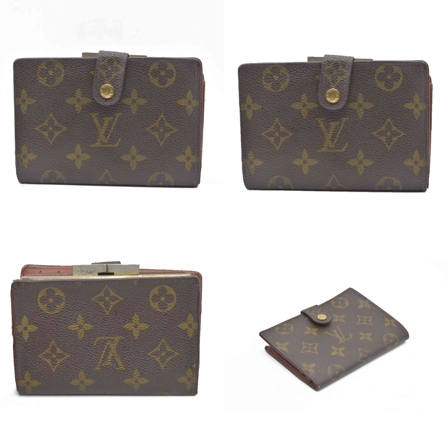 $720 Louis Vuitton 1999 LV Monogram French Purse