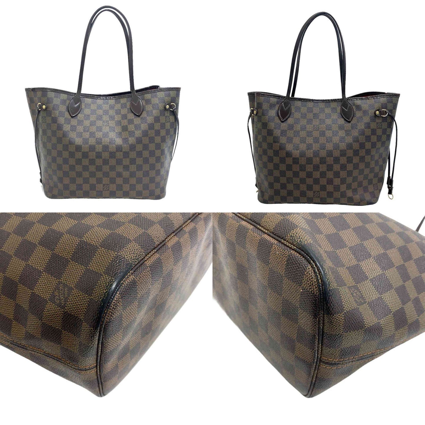 LOUIS VUITTON Damier Ebene Neverfull MM SP1088