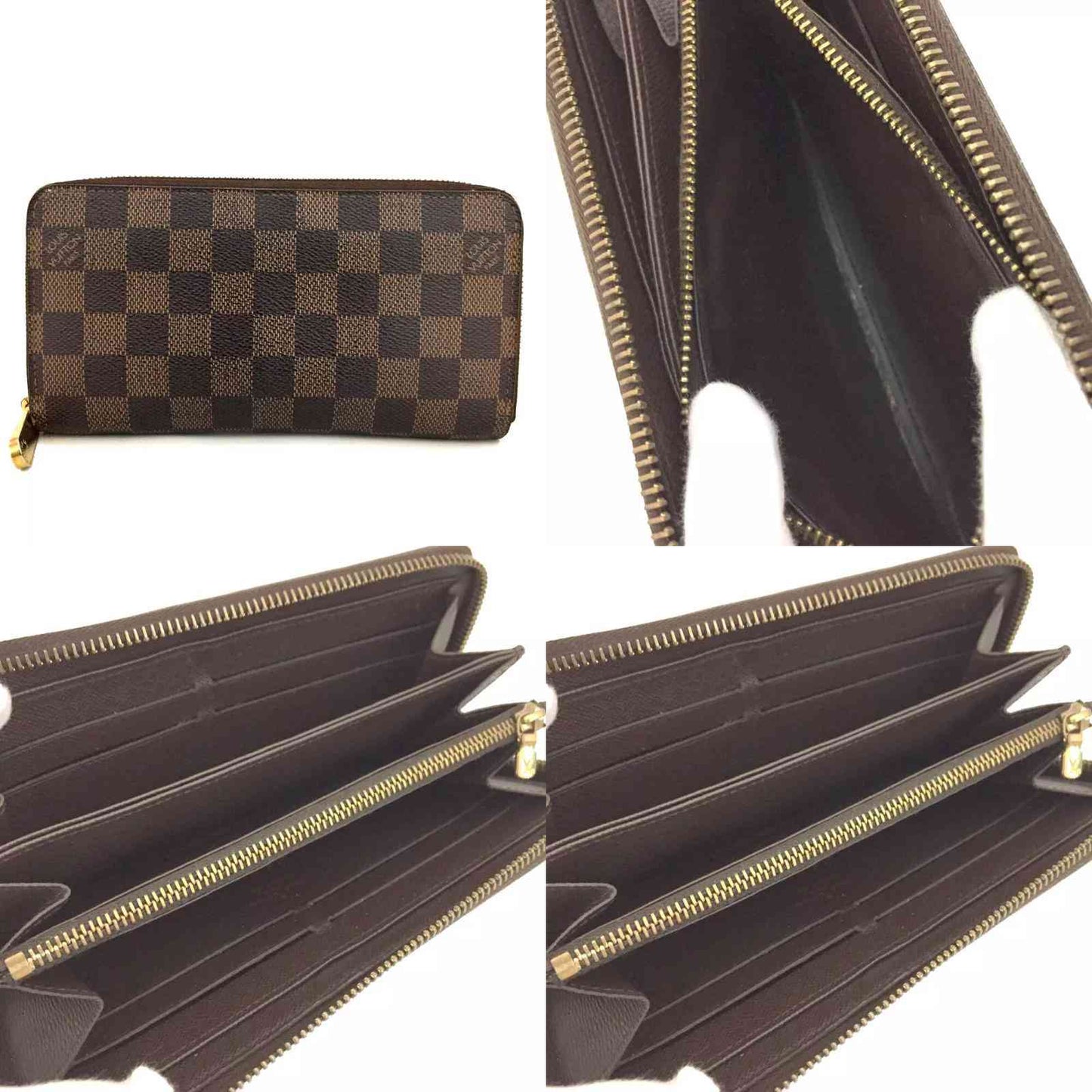 Louis Vuitton  Damier Ebene Zippy Wallet CA4059