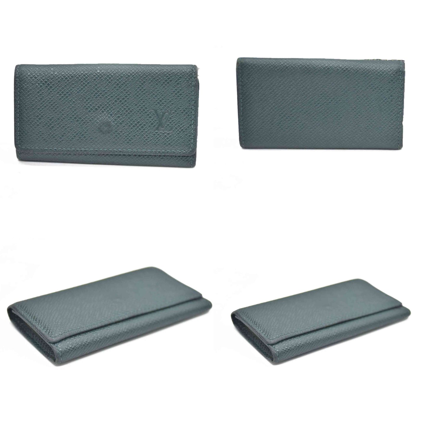 Louis Vuitton Taiga Leather Multicles 4 Ring Key Case Epicea MI5948