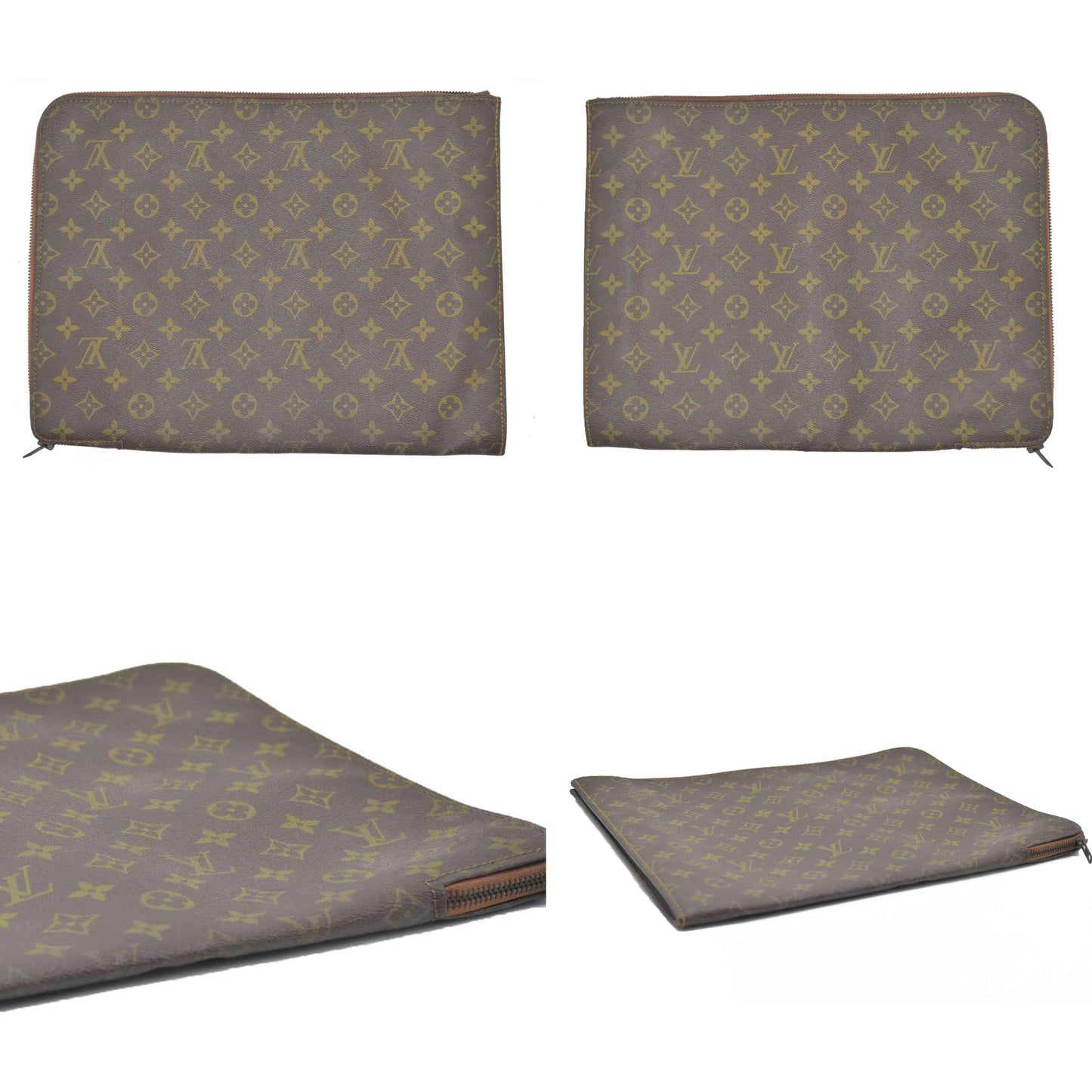 CONSIGNMENT Louis Vuitton  Monogram Poche Documents Portfolio Case 39