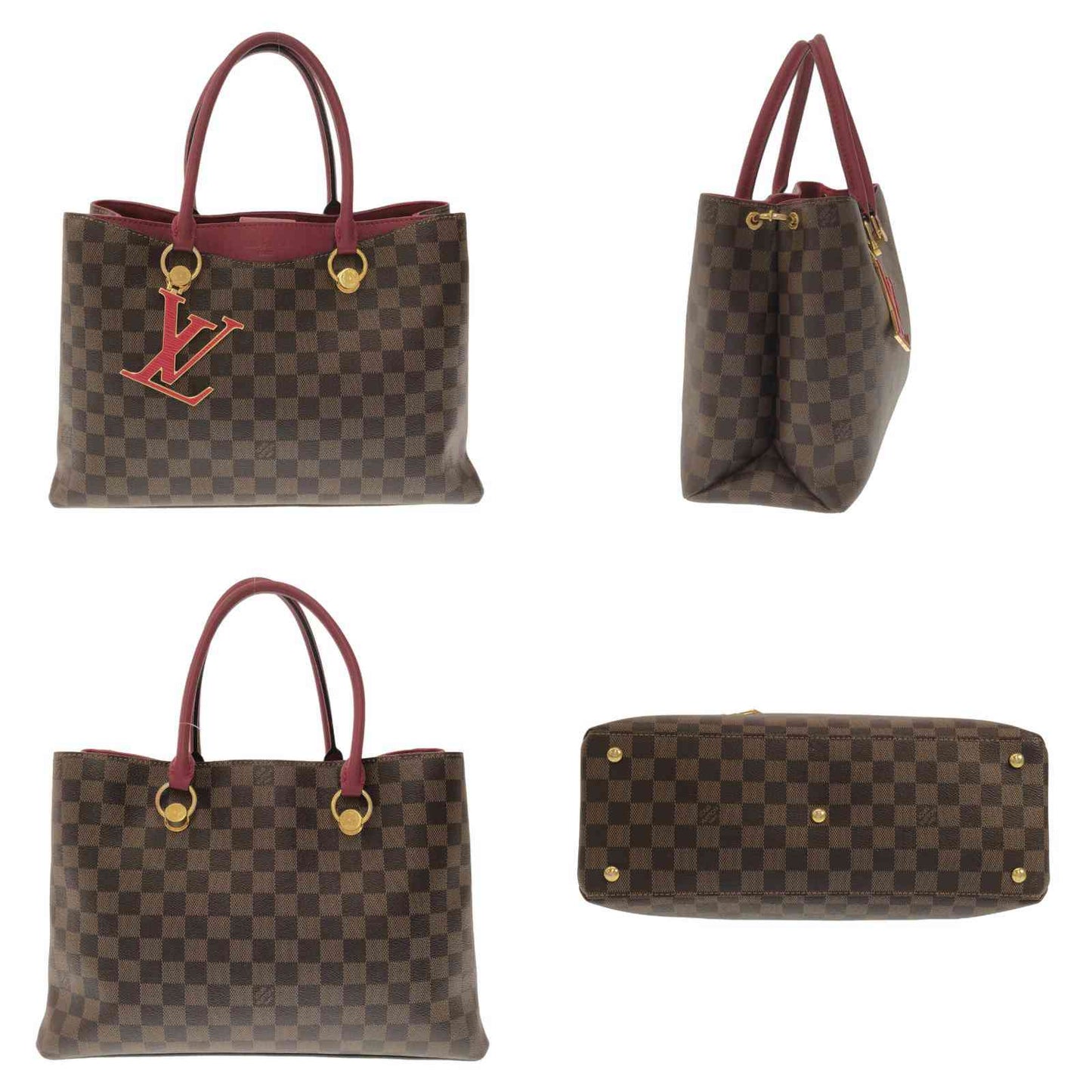 LOUIS VUITTON  Damier Ebene LV Riverside Lie De Vin DU0280