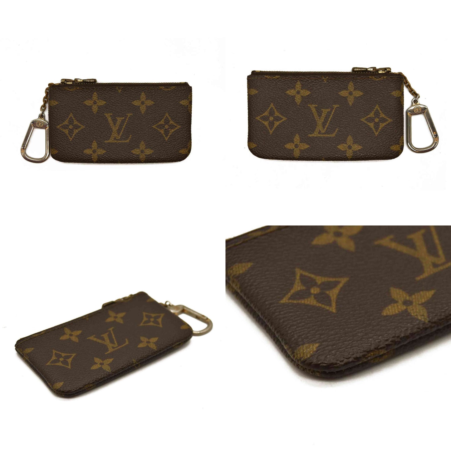 Louis Vuitton  Monogram Key Pouch 882ET