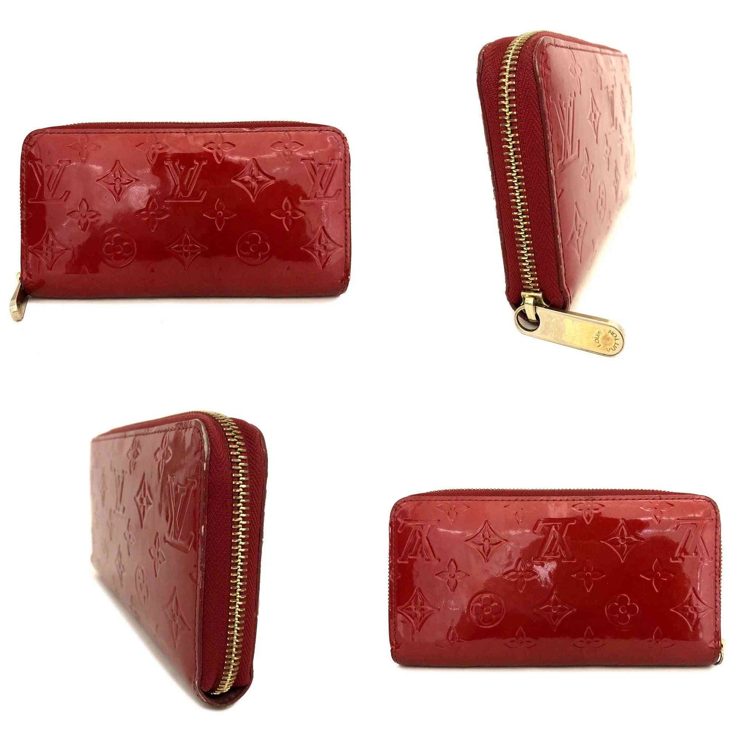 Louis Vuitton Monogram Vernis Zippy Zip Around Long Wallet CA3087