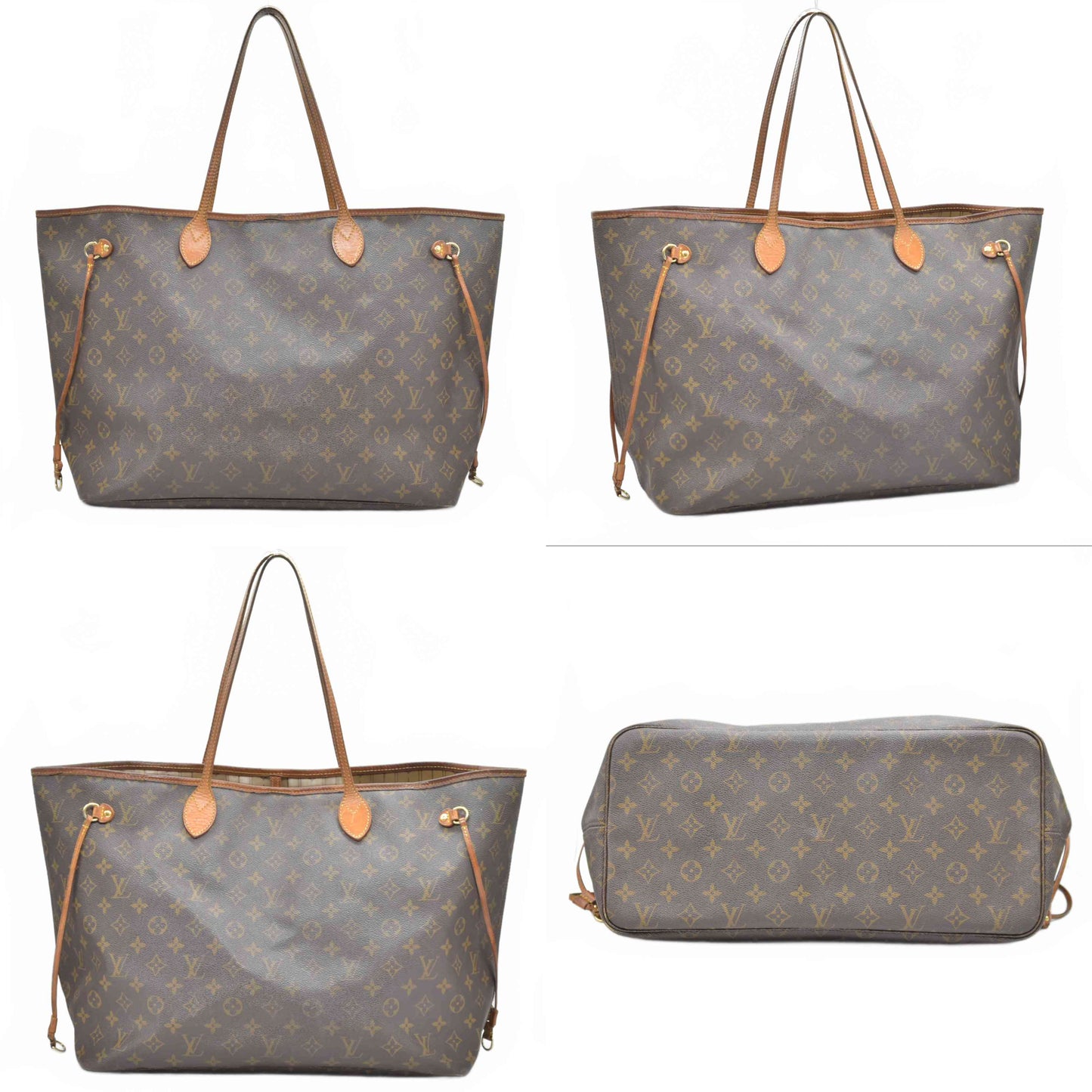 $2310 2008 Louis Vuitton Monogram Neverfull GM FL4078
