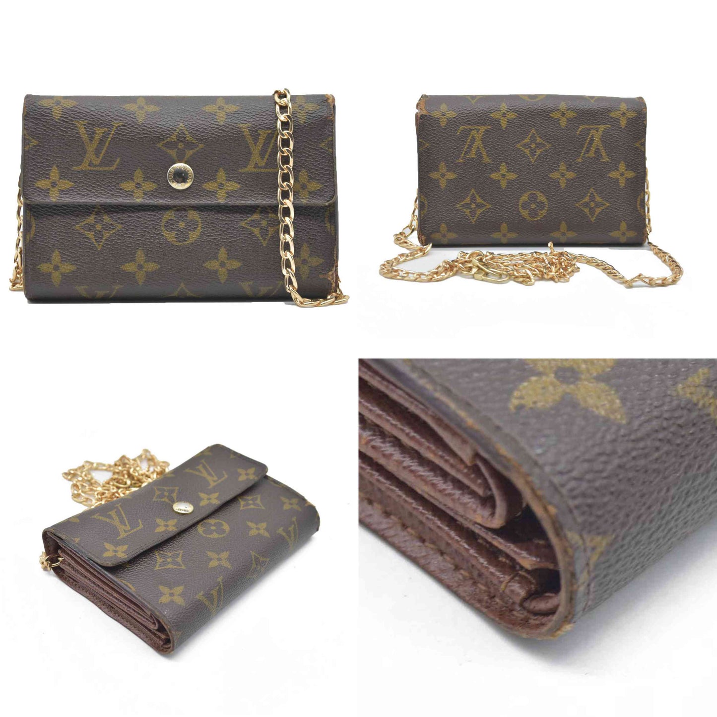 LOUIS VUITTON Monogram Alexandra Trifold Wallet
