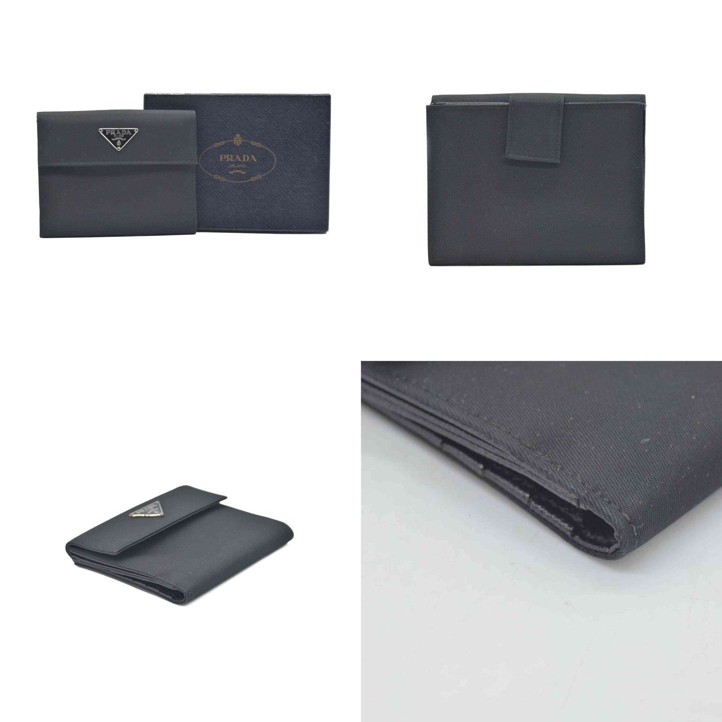 $675 Prada Nylon Tessuto Wallet CONSIGNMENT