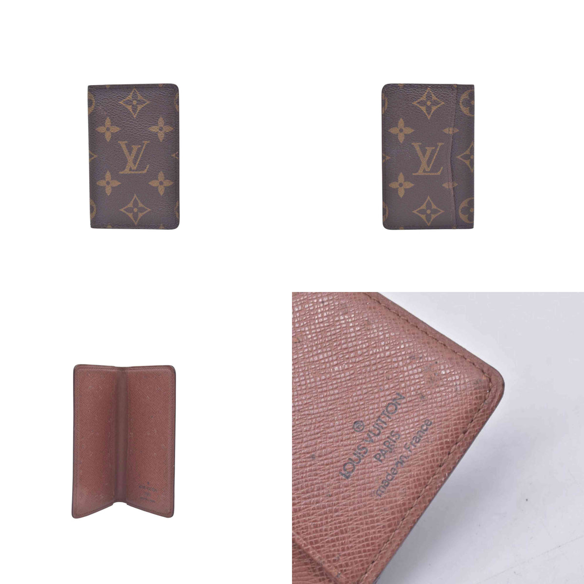 $395 1995 Louis Vuitton Bifold Slim Card Holder RA1905 CONSIGNMENT 10021278
