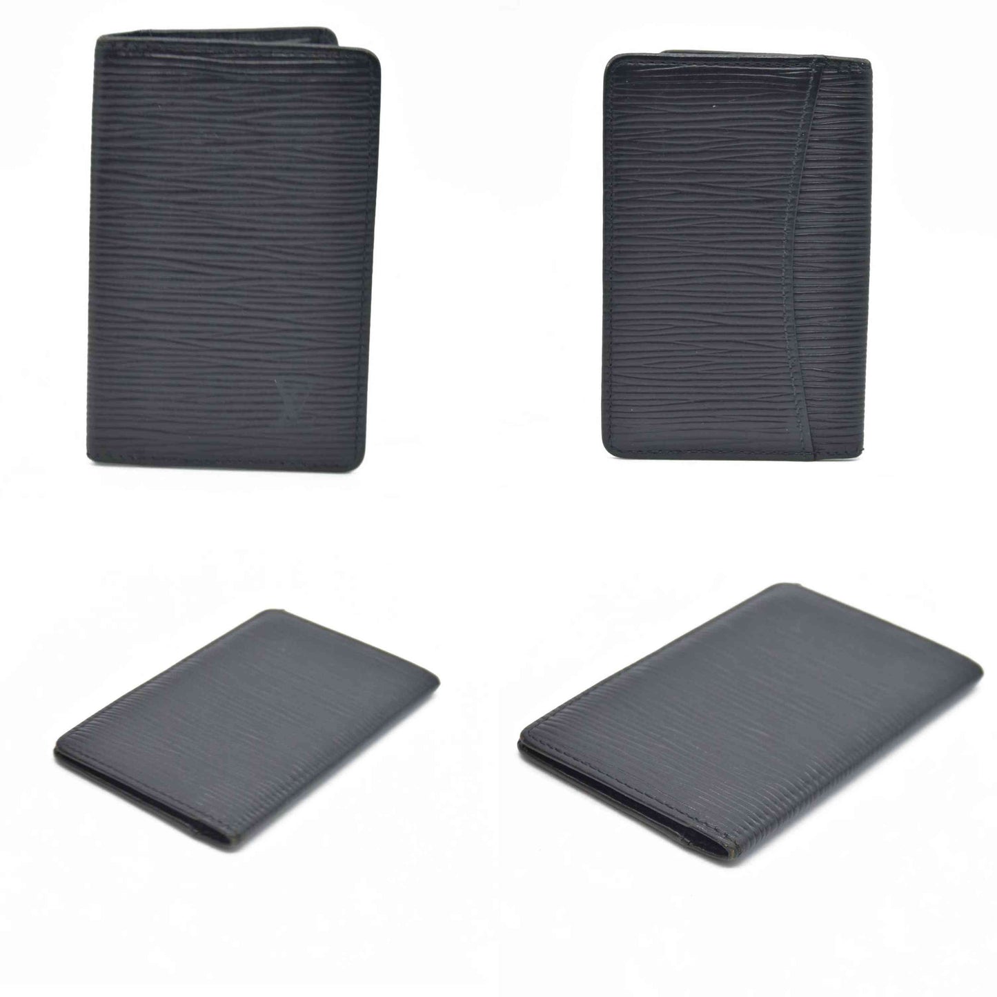 $505 LOUIS VUITTON Epi Organizer de Poche Card Case