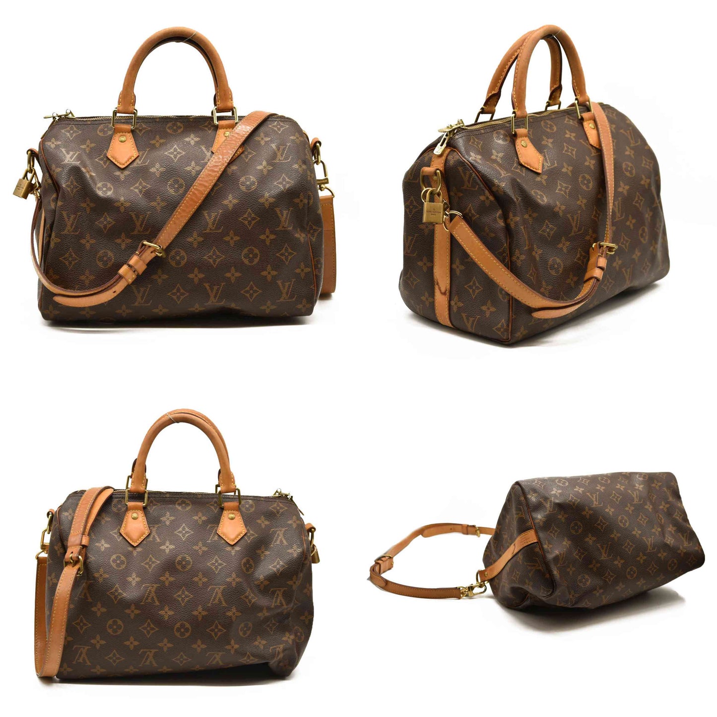 LOUIS VUITTON Monogram Speedy Bandouliere 30 SP1145