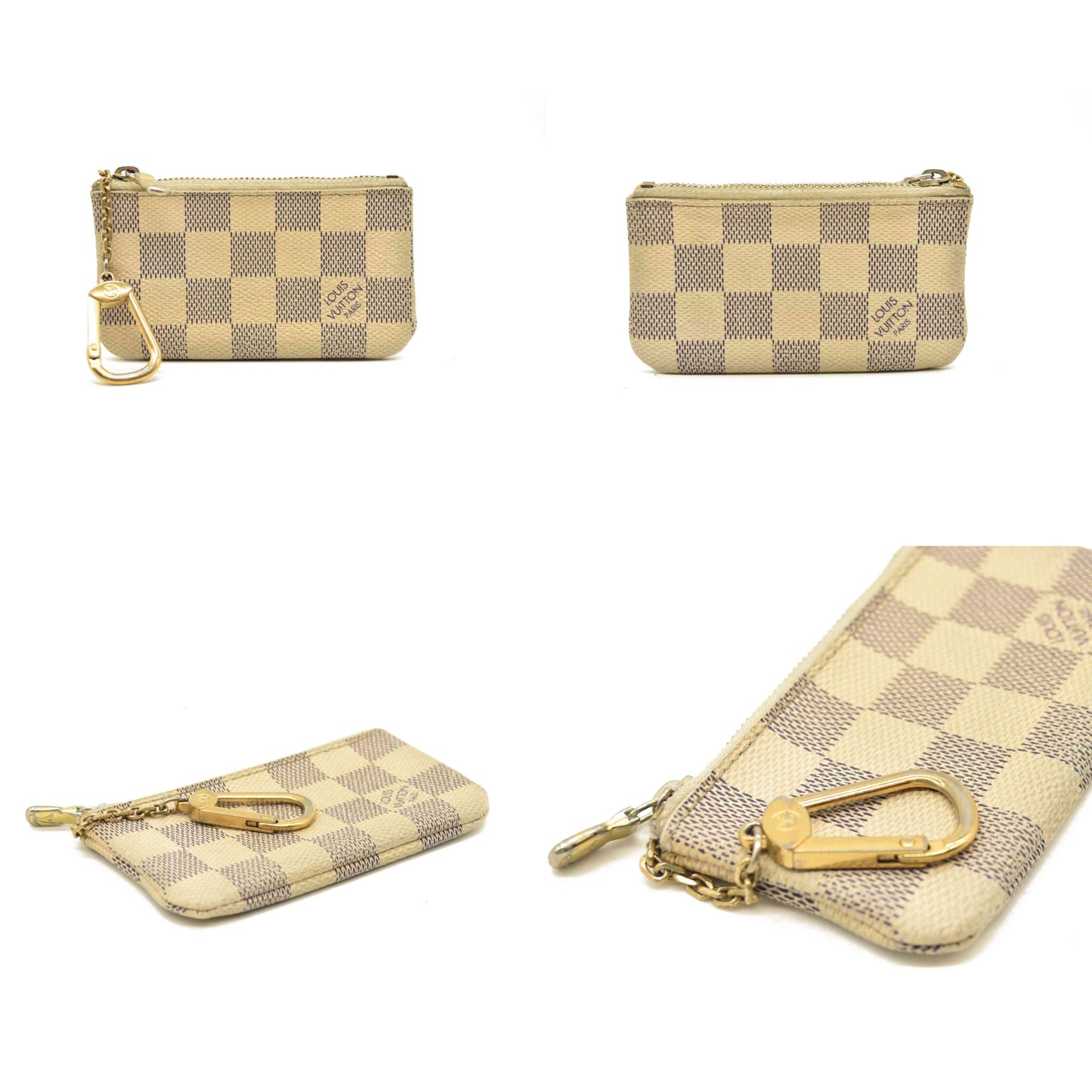 Louis Vuitton  Damier Azur Key Pouch CA0038
