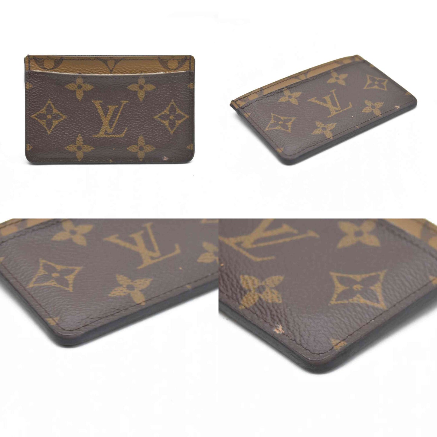 $285  Louis Vuitton  Reverse Monogram Card Holder