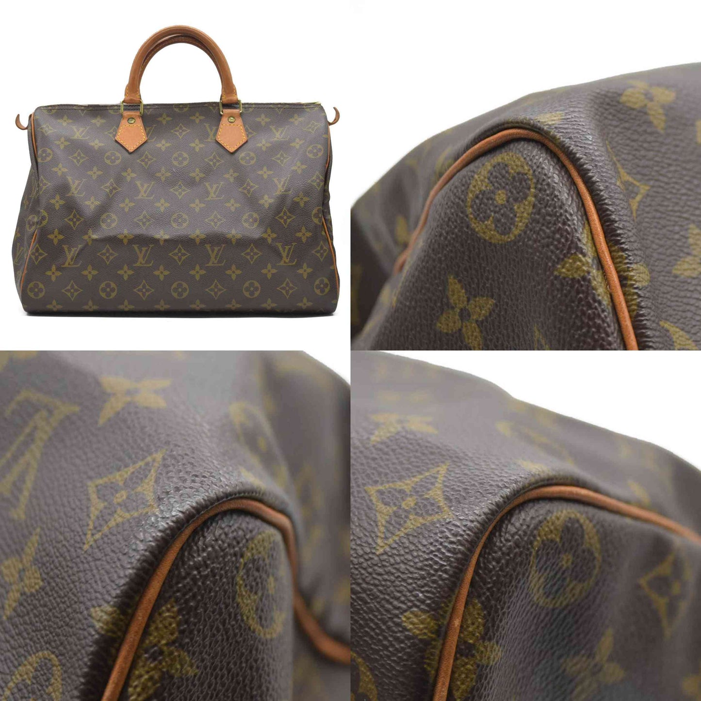 Louis Vuitton LV Hand Bag Speedy 35 Brown Monogram VI0972