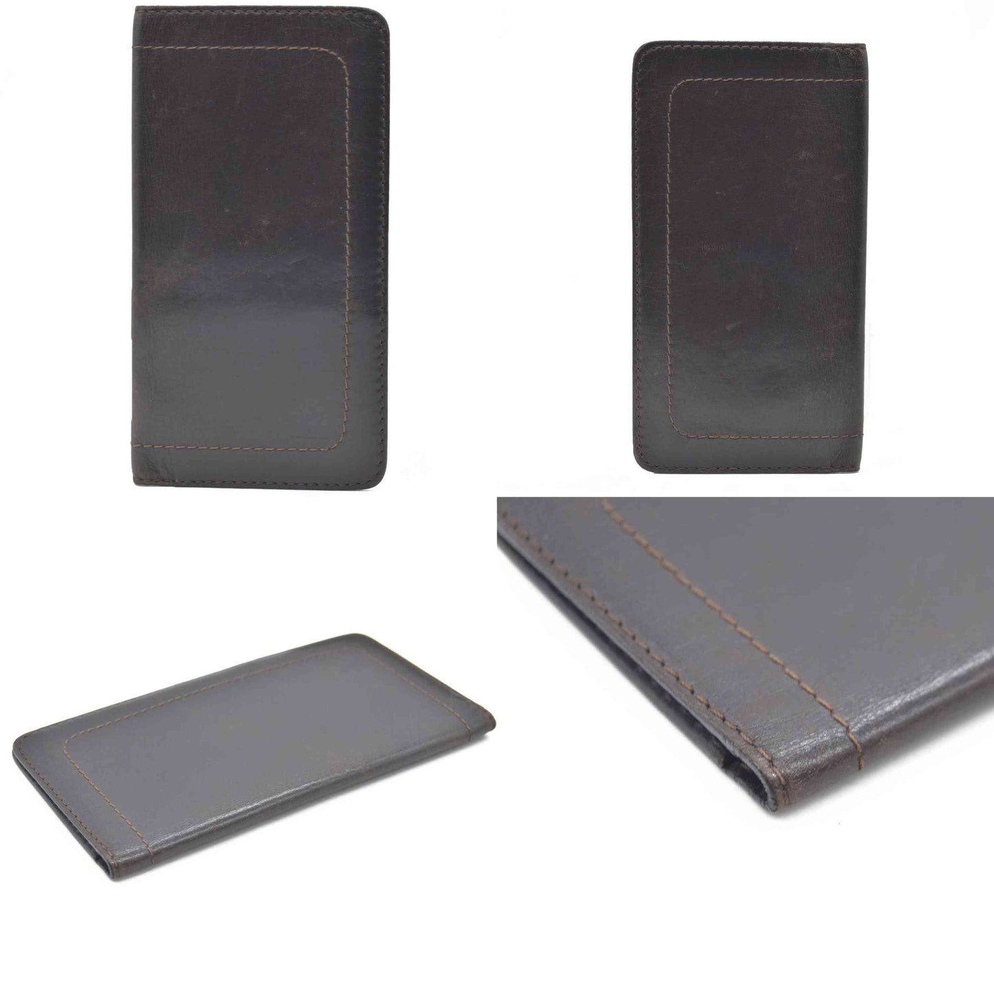 Louis Vuitton Utah Porte Valeurs Cartes Credit Leather Brown TH2037