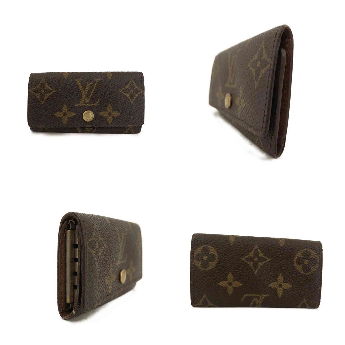 $345 1999 Louis Vuitton Monogram Multicles 4 Ring Key Holder TH0959