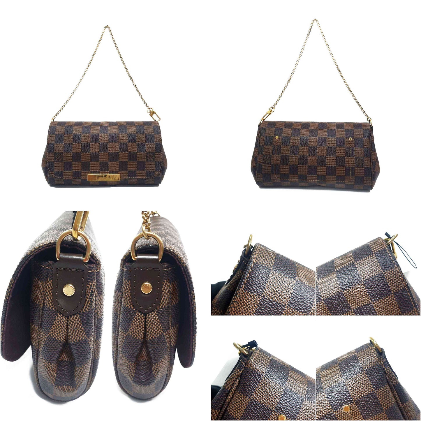 LOUIS VUITTON  Damier Ebene Favorite PM FL2103