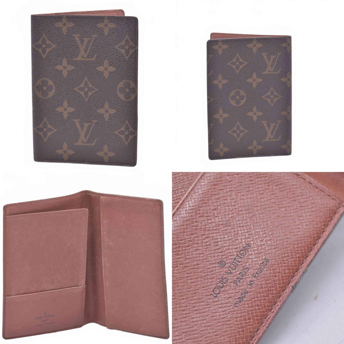 $400 1995 Louis Vuitton Monogram Passport Cover MI0955
