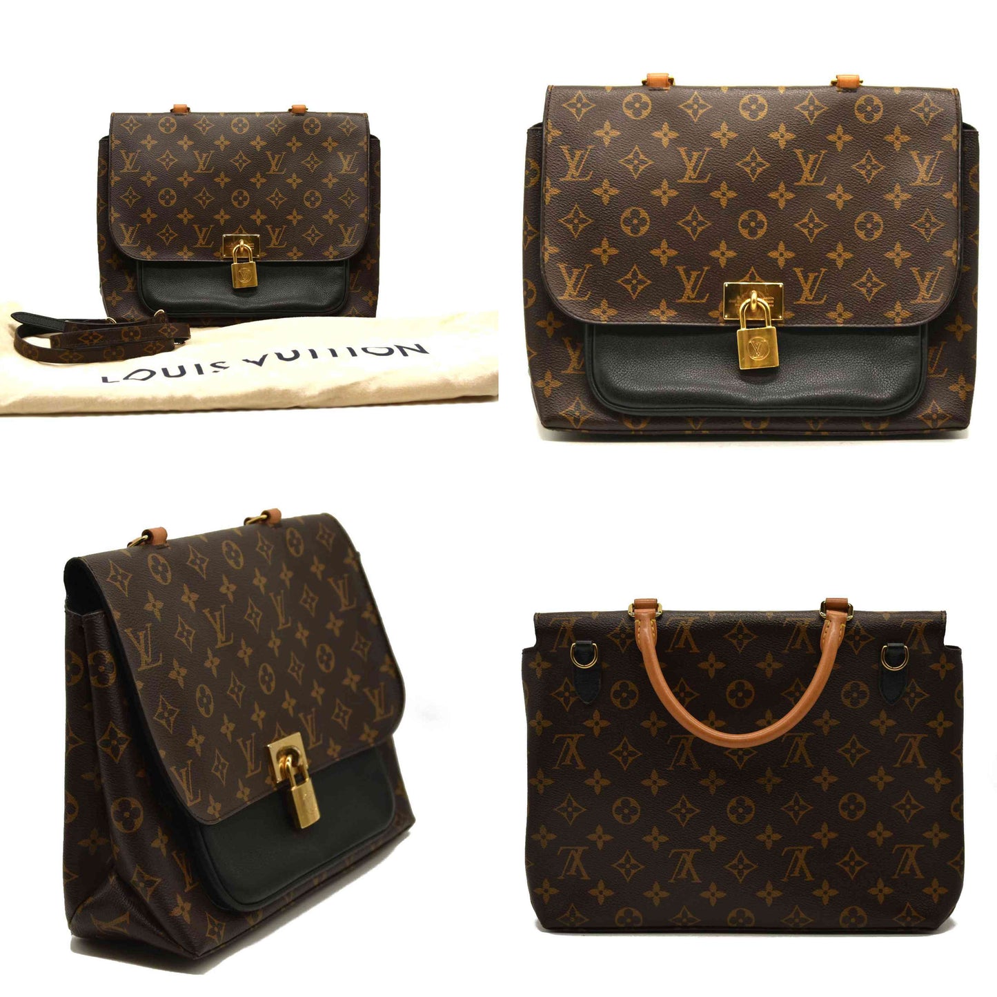 LOUIS VUITTON  Monogram Marignan Black FL3108