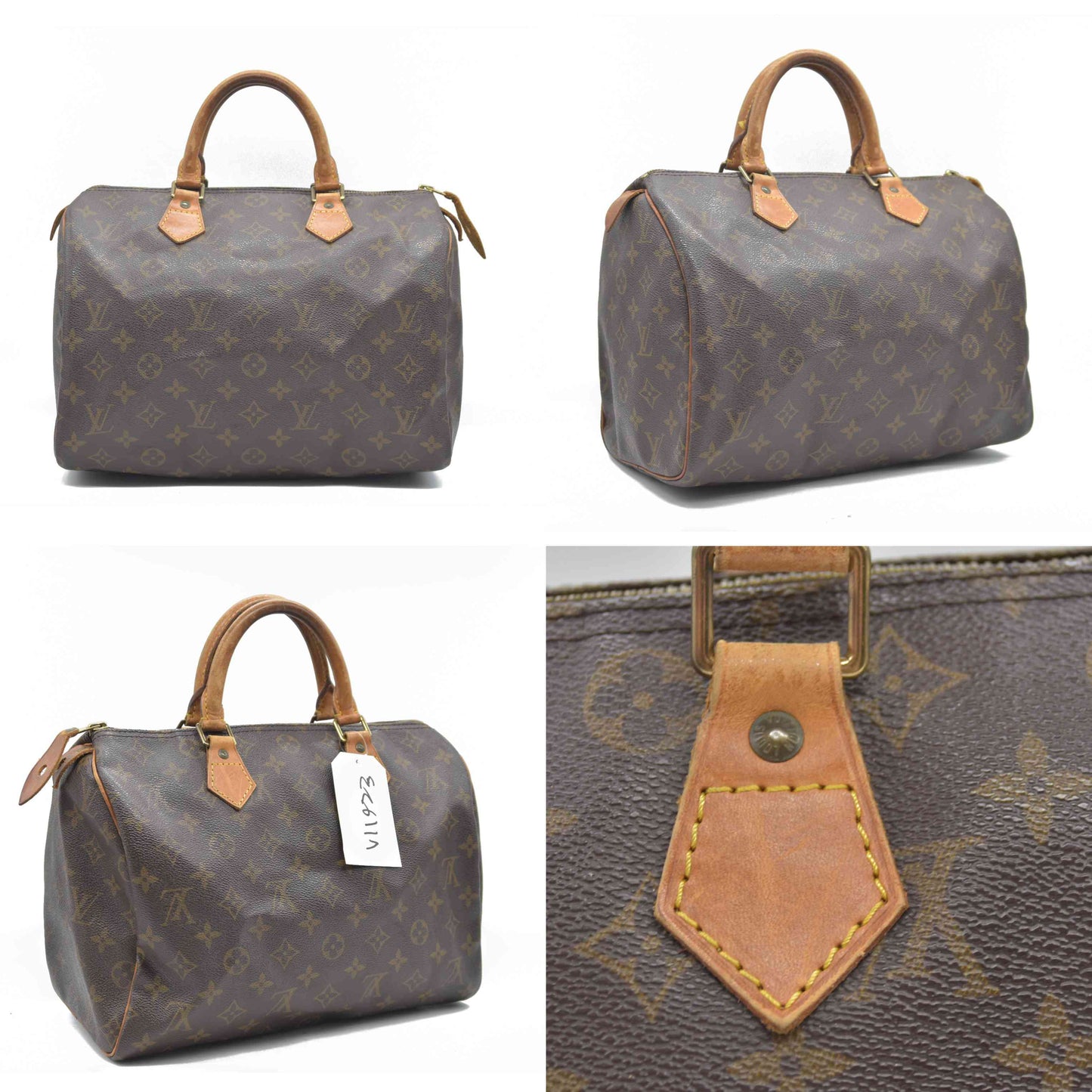 Louis Vuitton LV Hand Bag Speedy 30 Brown Monogram VI1923