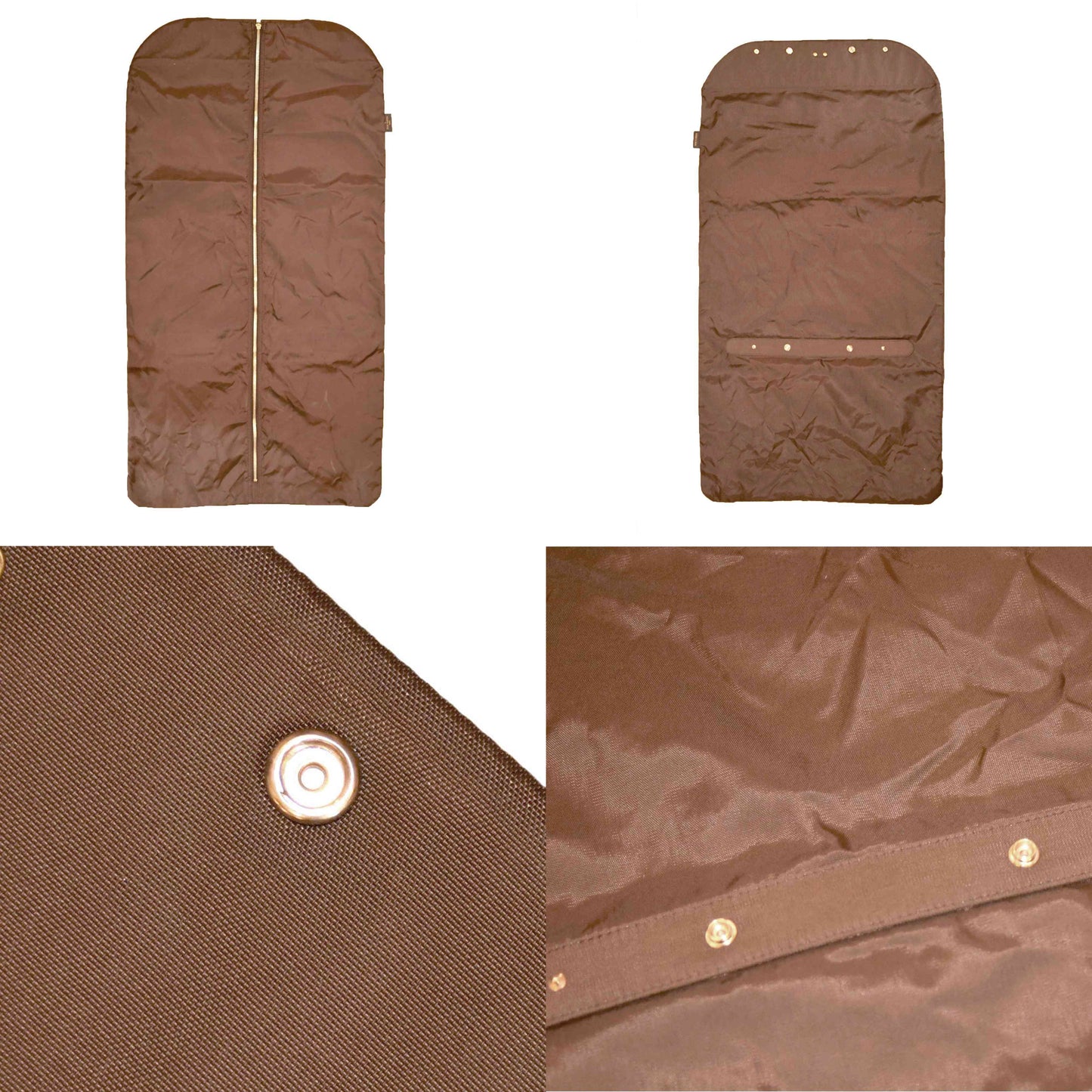 $600 Louis Vuitton Brown Nylon Garment Foldable Travel Bag