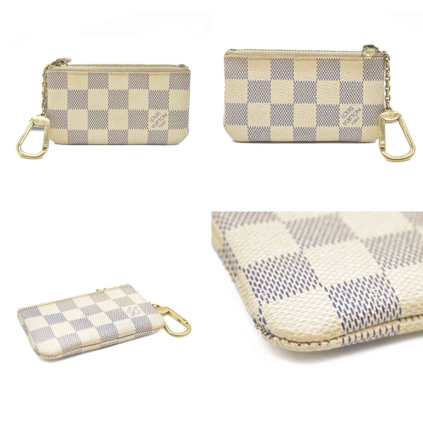 Louis Vuitton  Damier Azur Key Pouch