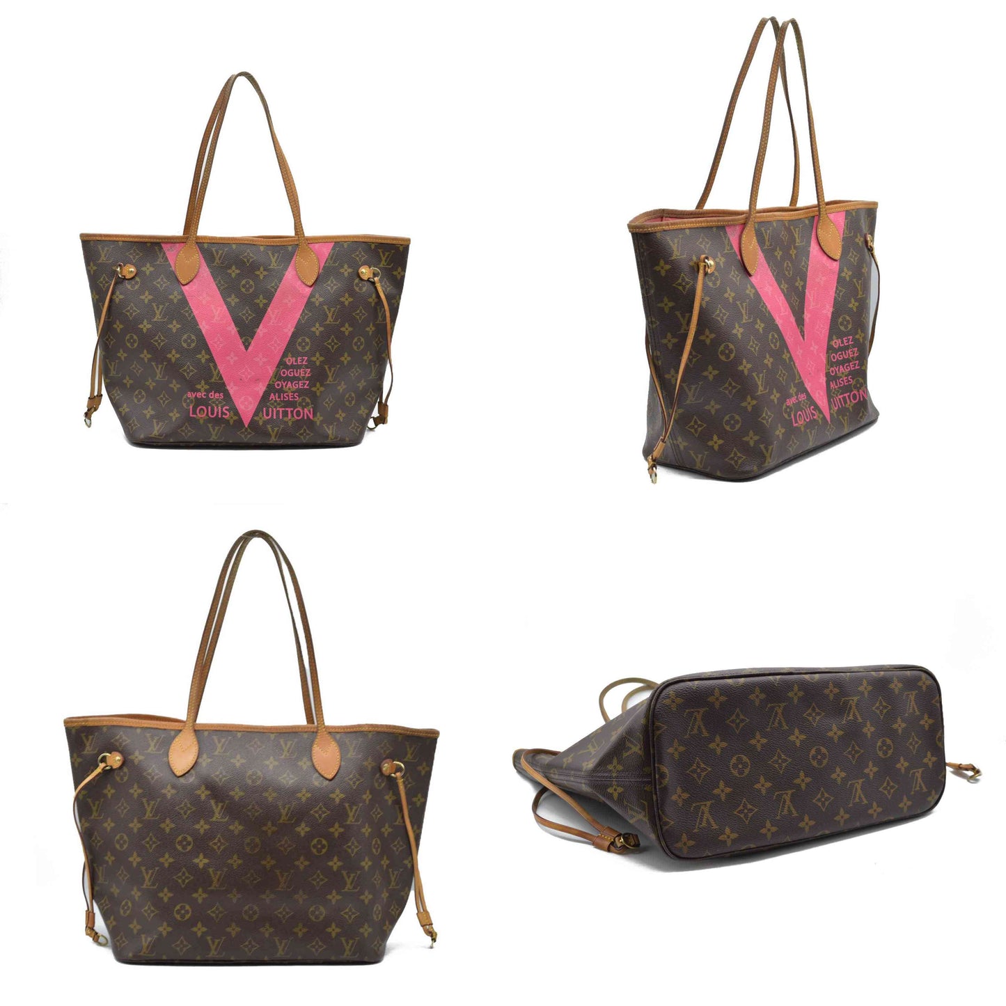 $2030 Louis Vuitton Monogram V Neverfull MM Grenade