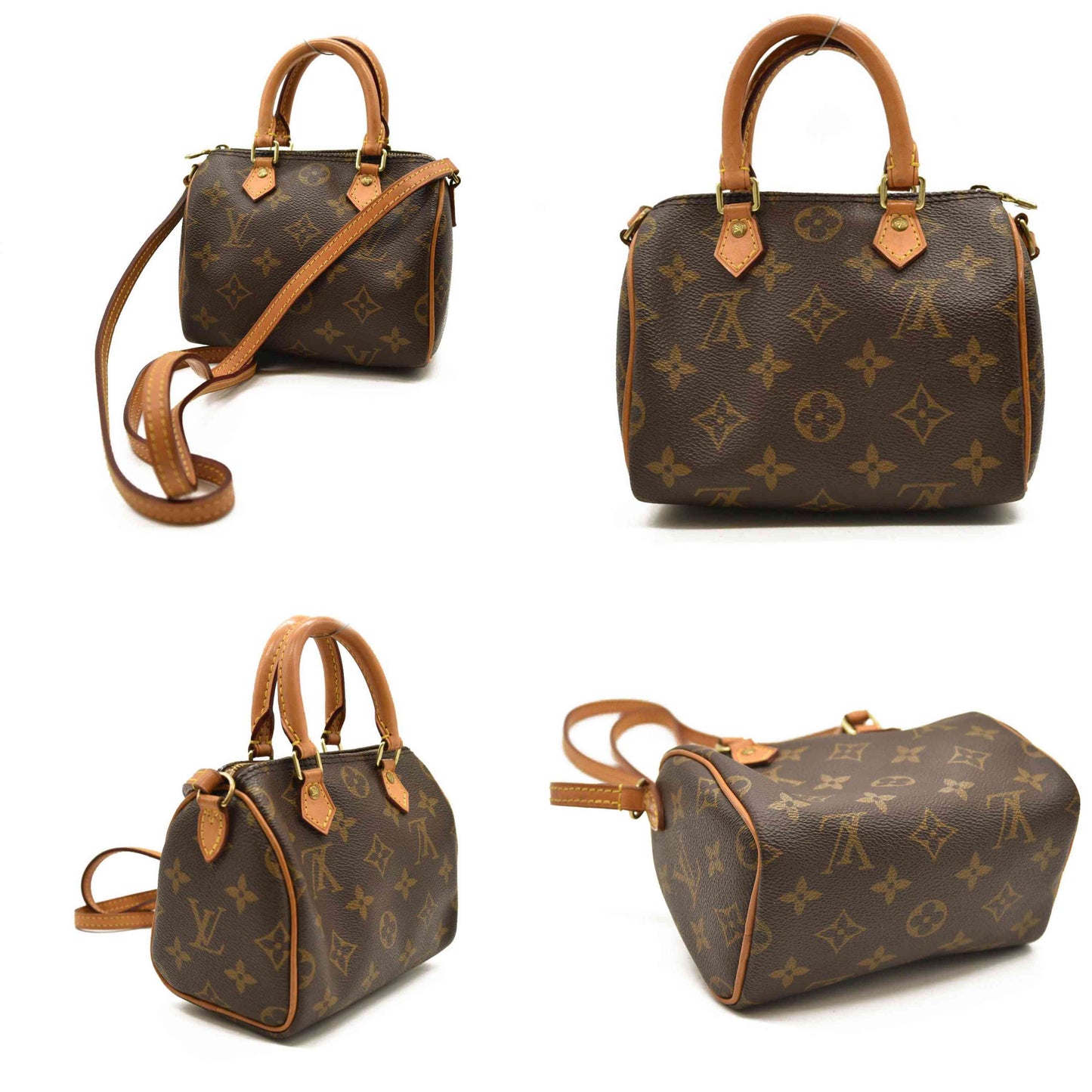 LOUIS VUITTON  Monogram Nano Speedy TR4155