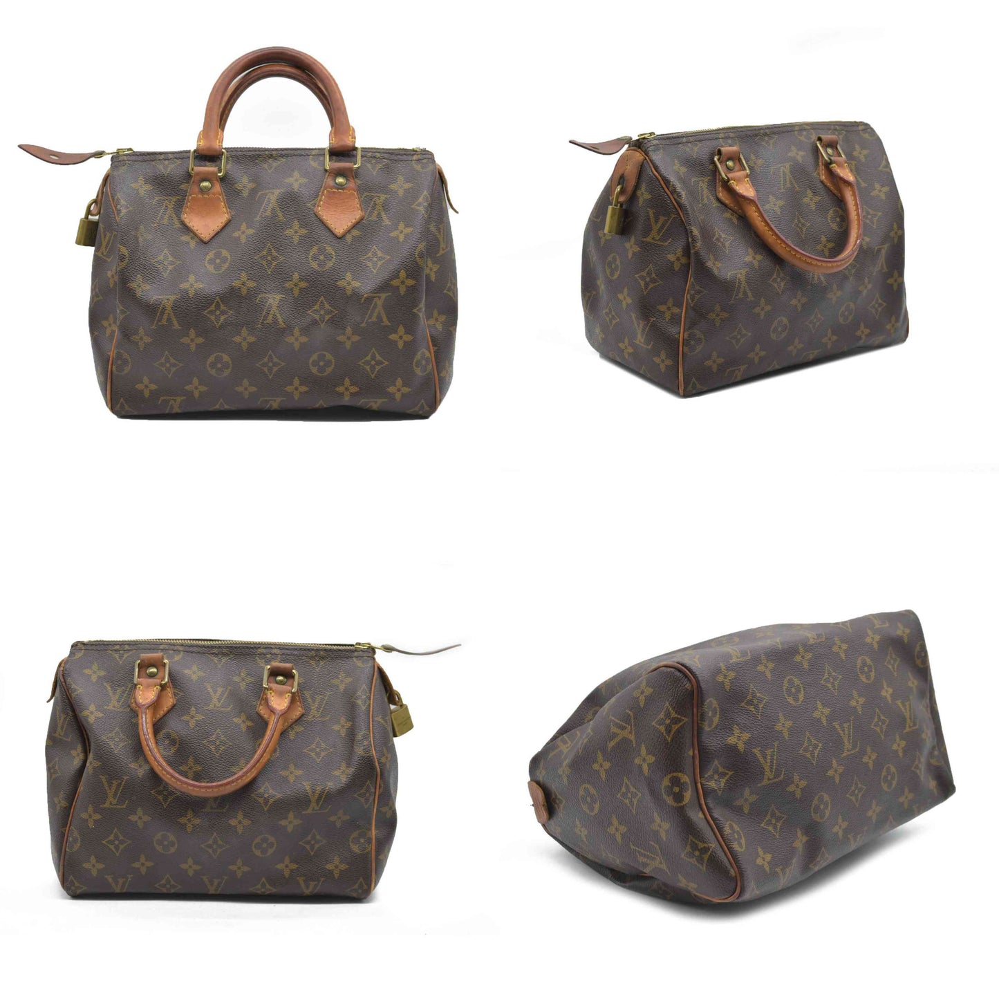 $1490 Louis Vuitton  Monogram Speedy 25