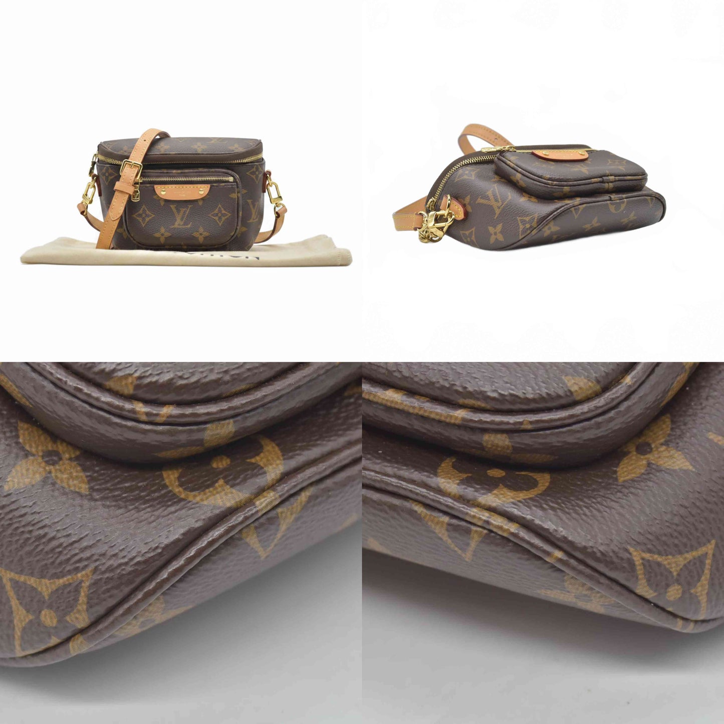 $2220 Louis Vuitton Monogram Mini Bumbag
