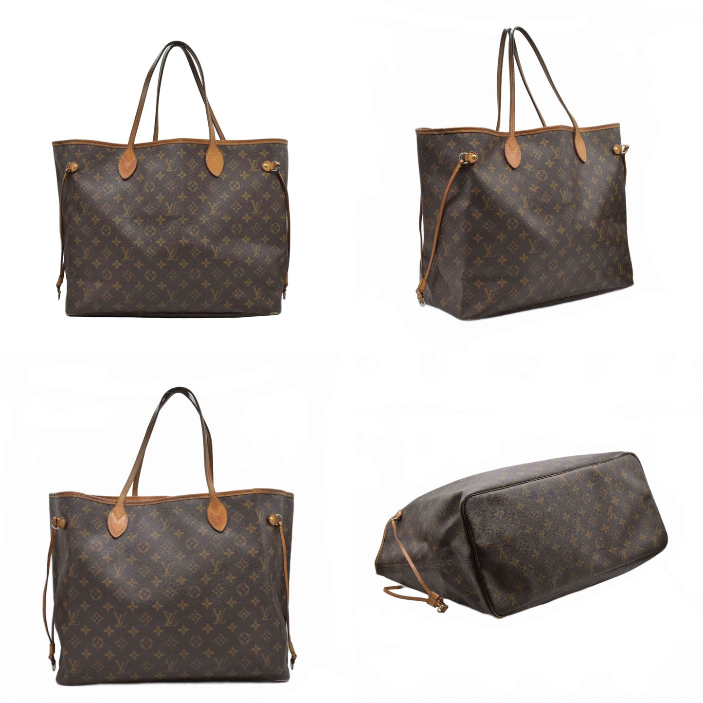 $2240 2015 Louis Vuitton Monogram Neverfull GM SD2125