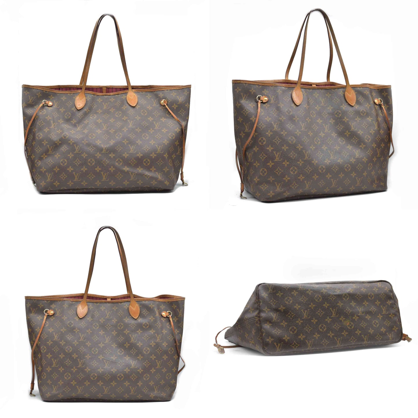 Louis Vuitton $2200 Monogram Neo Neverfull GM Fuchsia FL2135