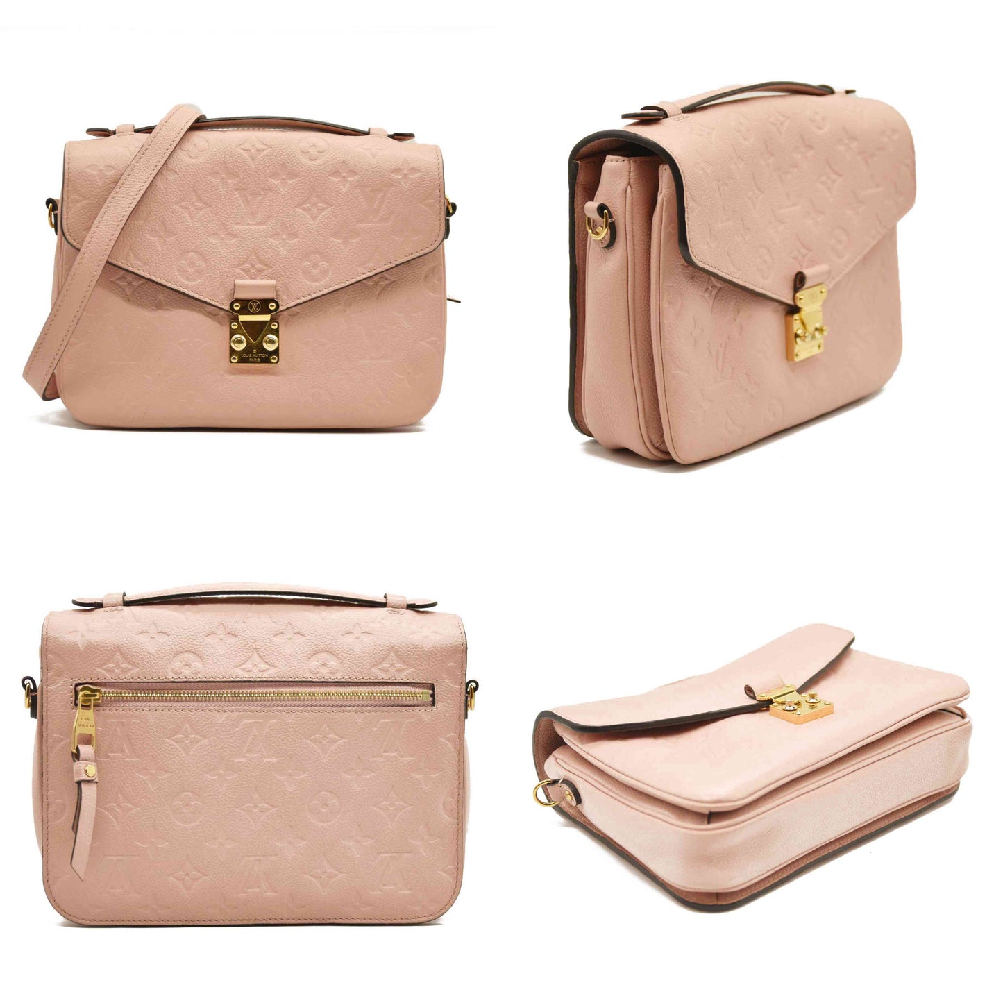 LOUIS VUITTON  Empreinte Pochette Metis Rose Poudre  DU1118