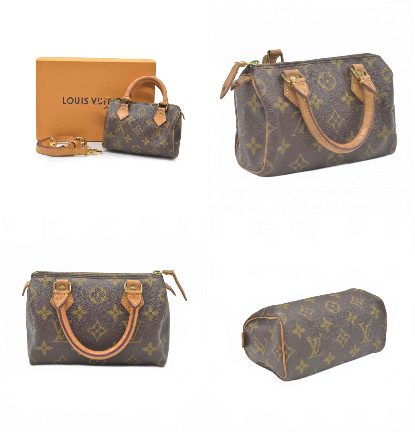 $1800 1992 Louis Vuitton Monogram Mini Speedy Hand Bag TH0942 CONSIGNMENT