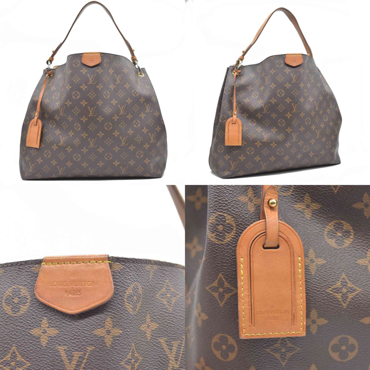 AUCTION $2120 Louis Vuitton  Monogram Graceful MM TX0199