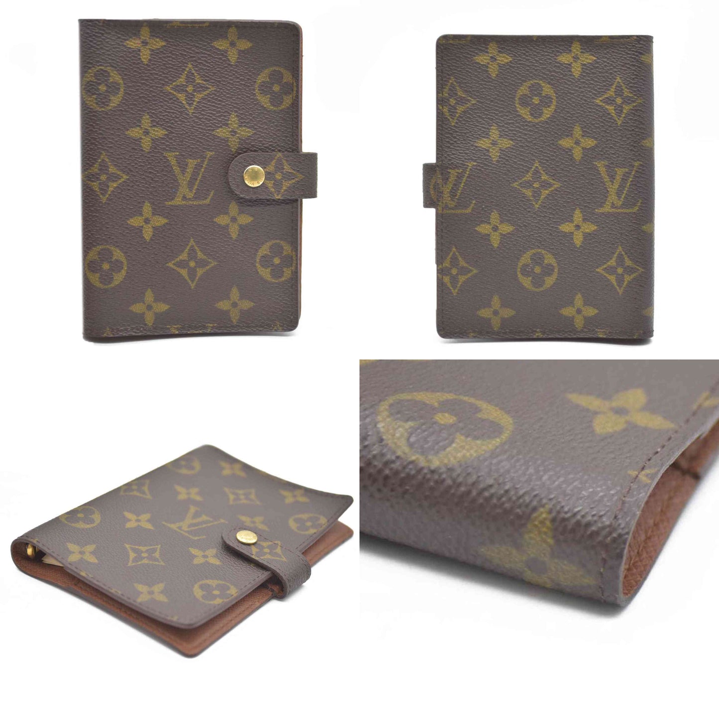 Louis Vuitton Monogram Agenda PM Notebook Cover Brown CA0997