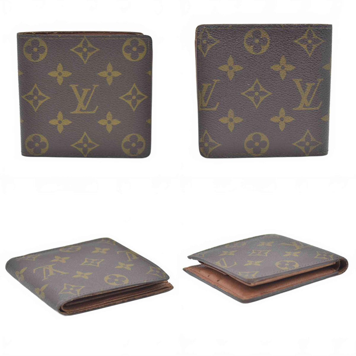 $615 1992 Louis Vuitton Monogram Marco Wallet CA0932