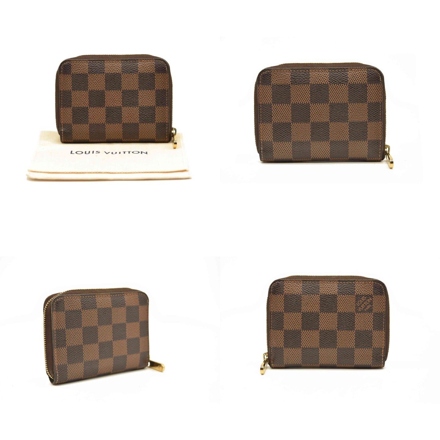 Louis Vuitton  Damier Ebene Zippy Coin Purse SN4191