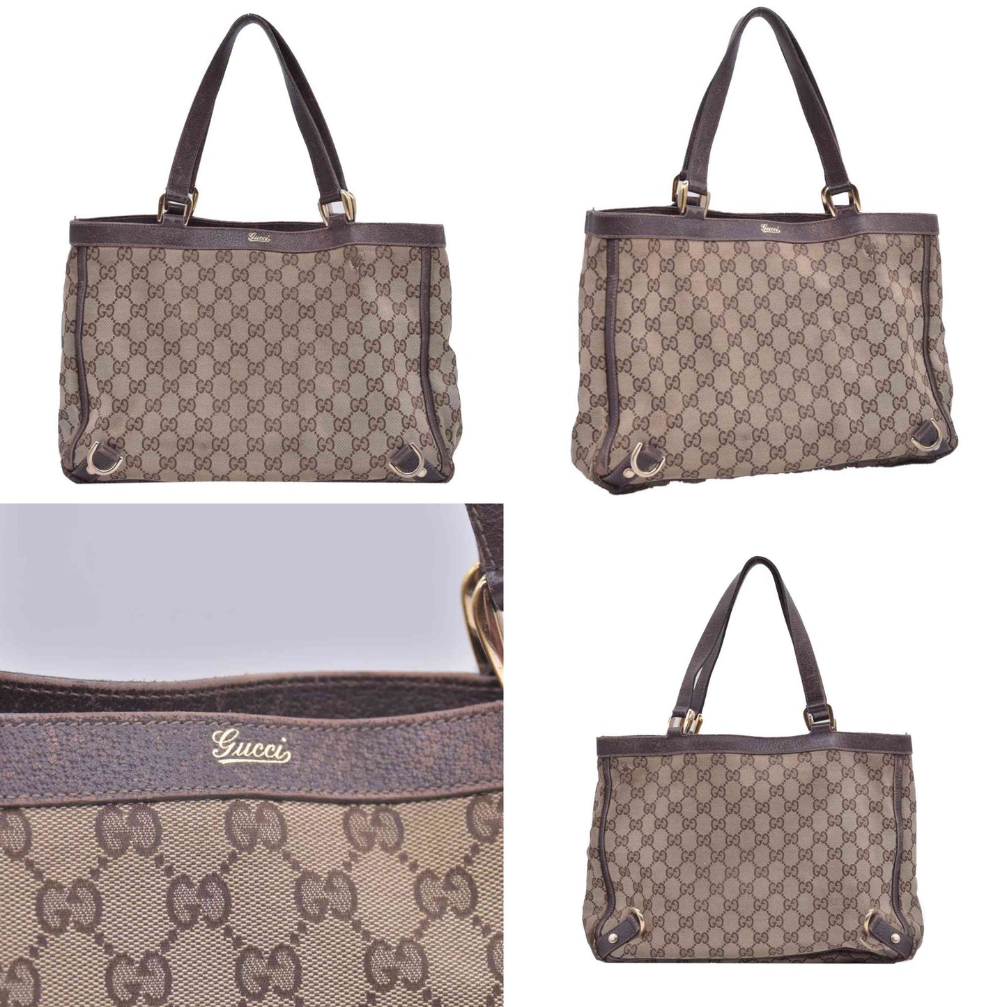 $1100 Gucci  Abbey D Ring Tote
