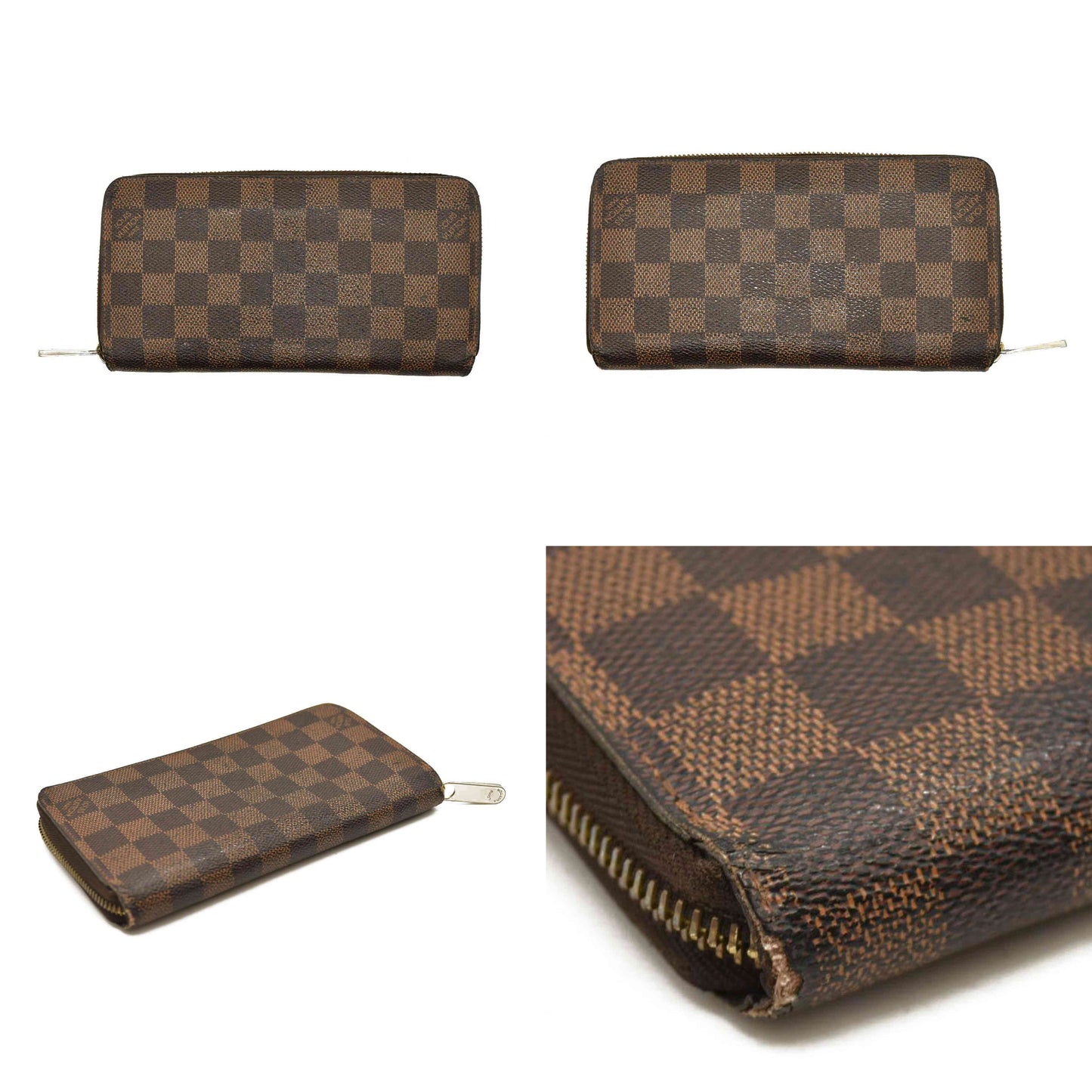 Louis Vuitton  Damier Ebene Zippy Wallet GI2164