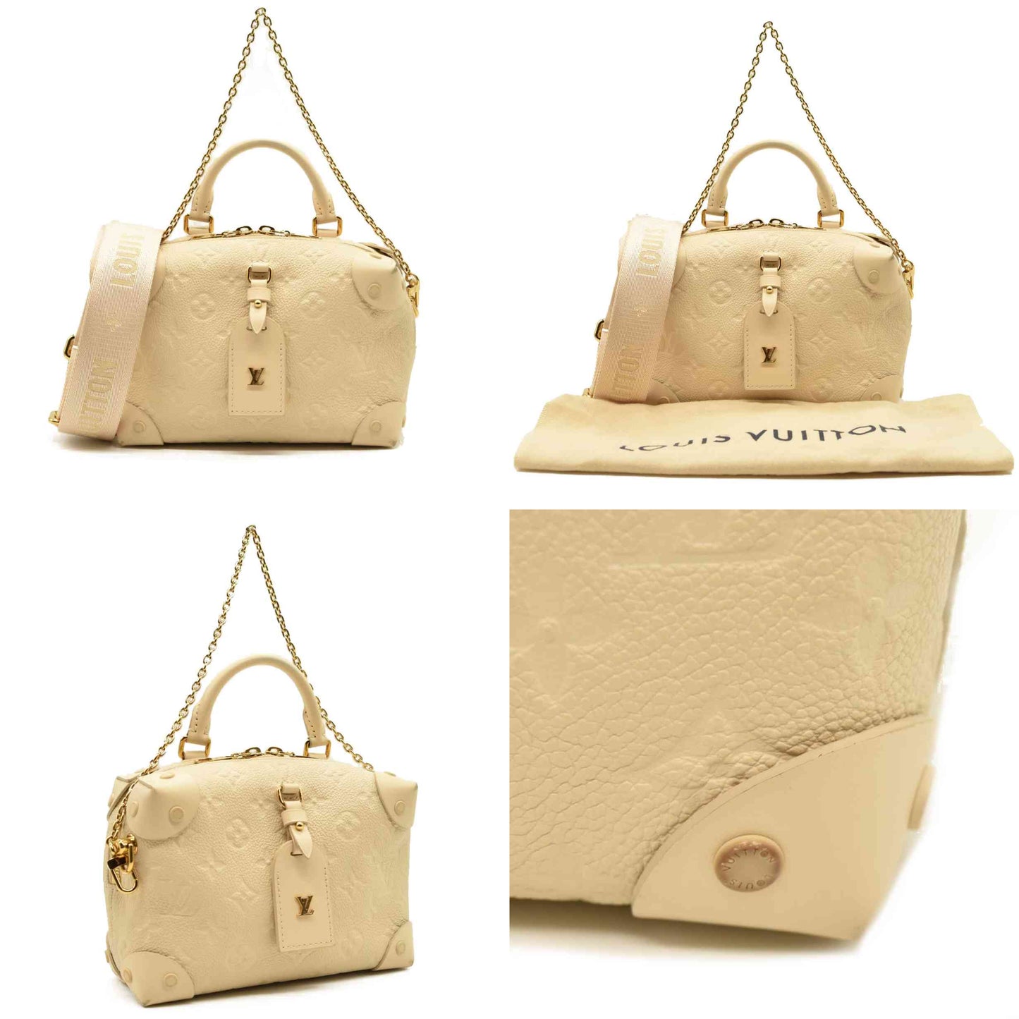 Louis Vuitton  Empreinte Petite Malle Souple New Creme TR4290