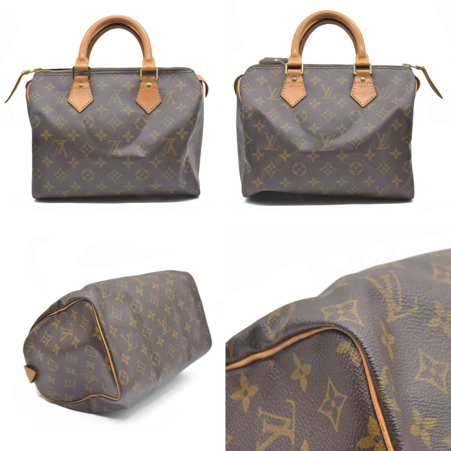 AUCTION $1550 Louis Vuitton  Monogram Speedy 25 VI0934