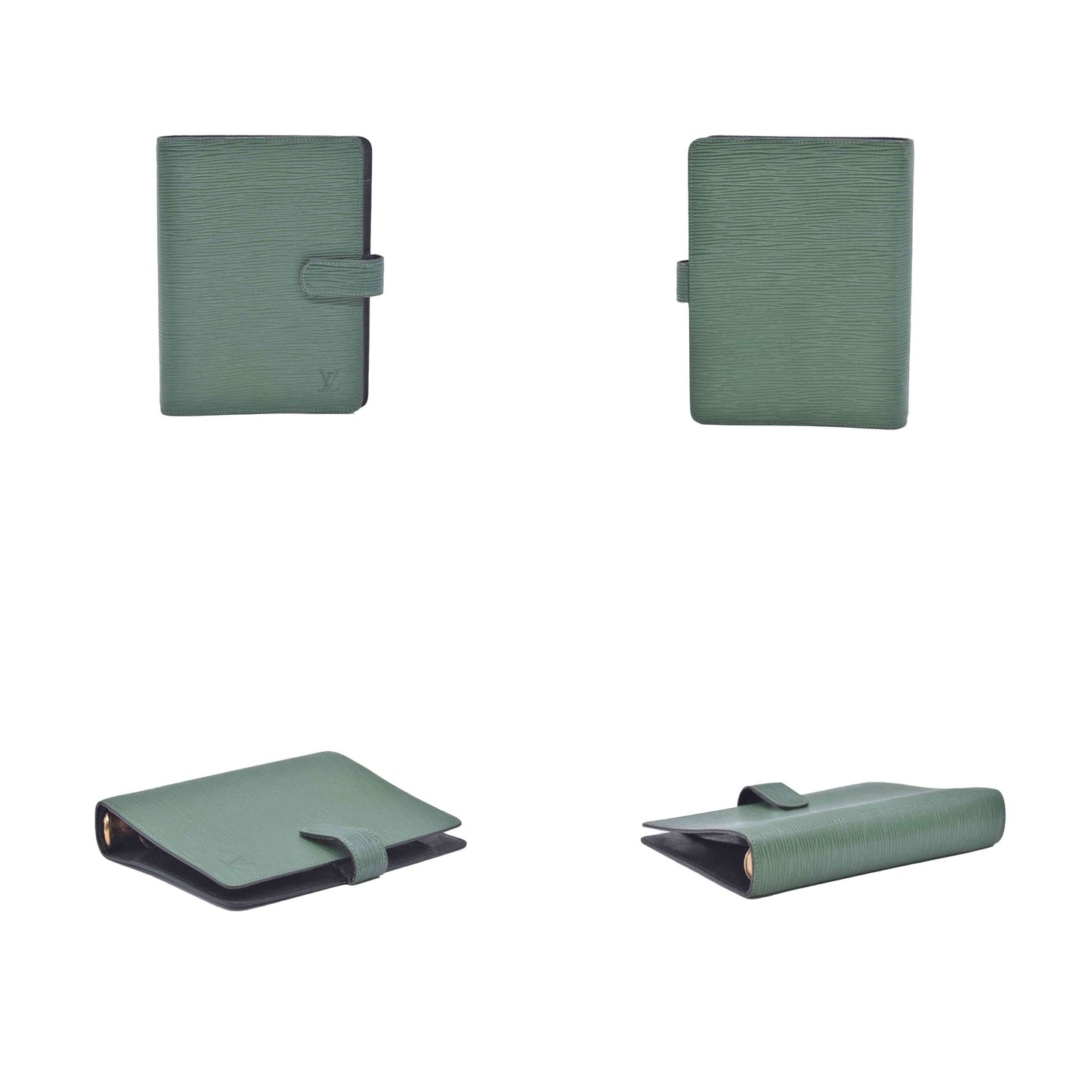 $750 1997 Louis Vuitton Epi Large Agenda Cover Green SP0957 CONSIGNMENT