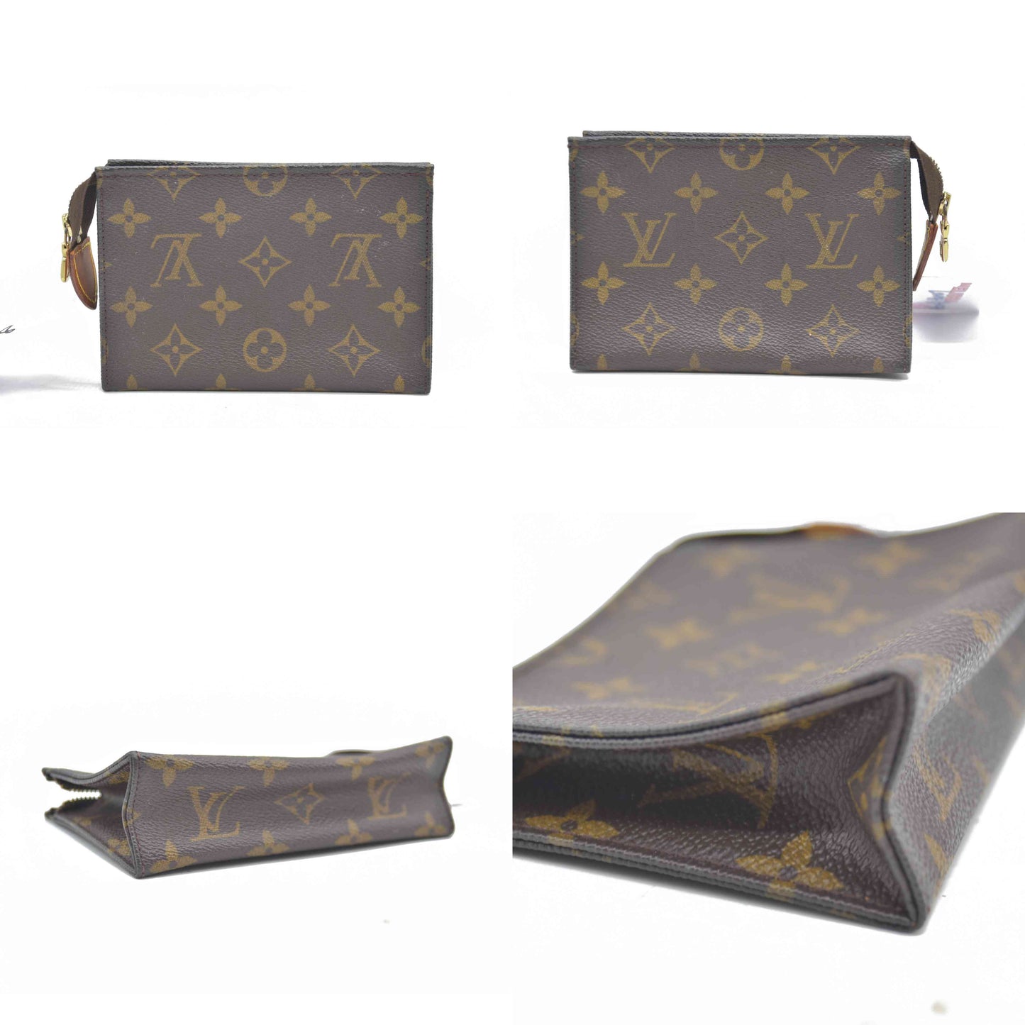 Louis Vuitton Monogram Poche Toilette 15 Cosmetic Pouch MB1928